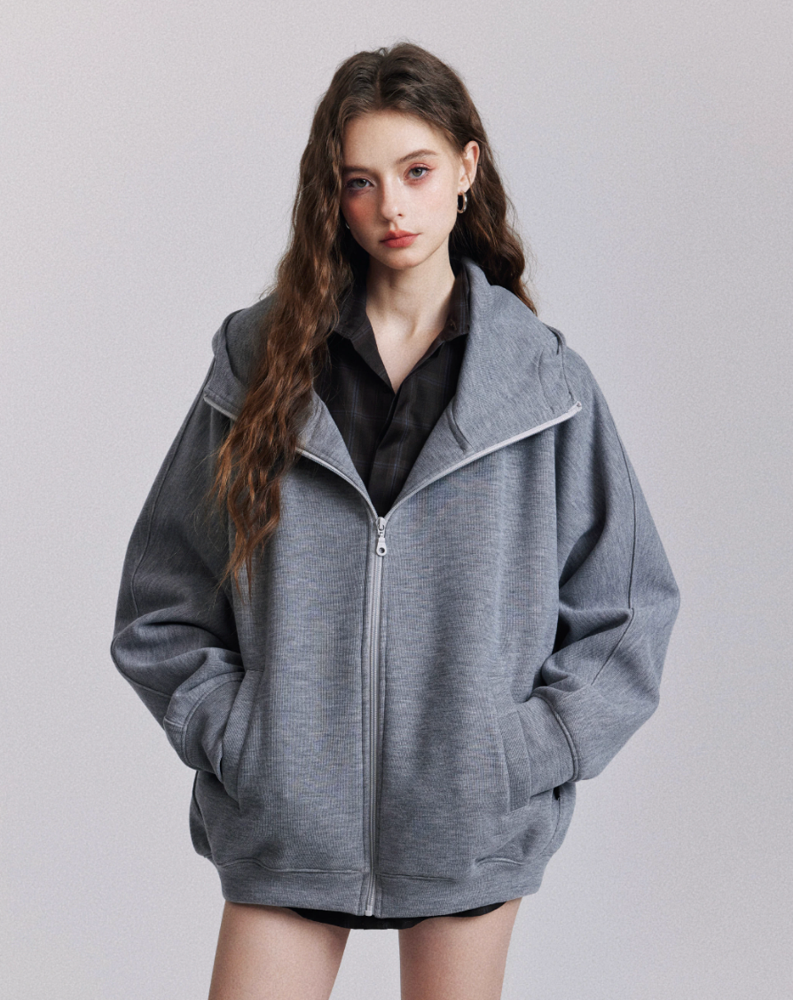 gray over zip Parker DL1233