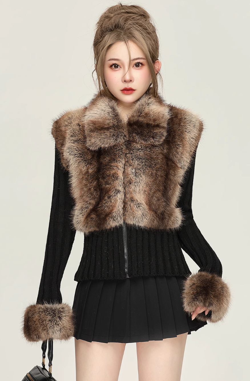 fake far twopiece tops DL1247