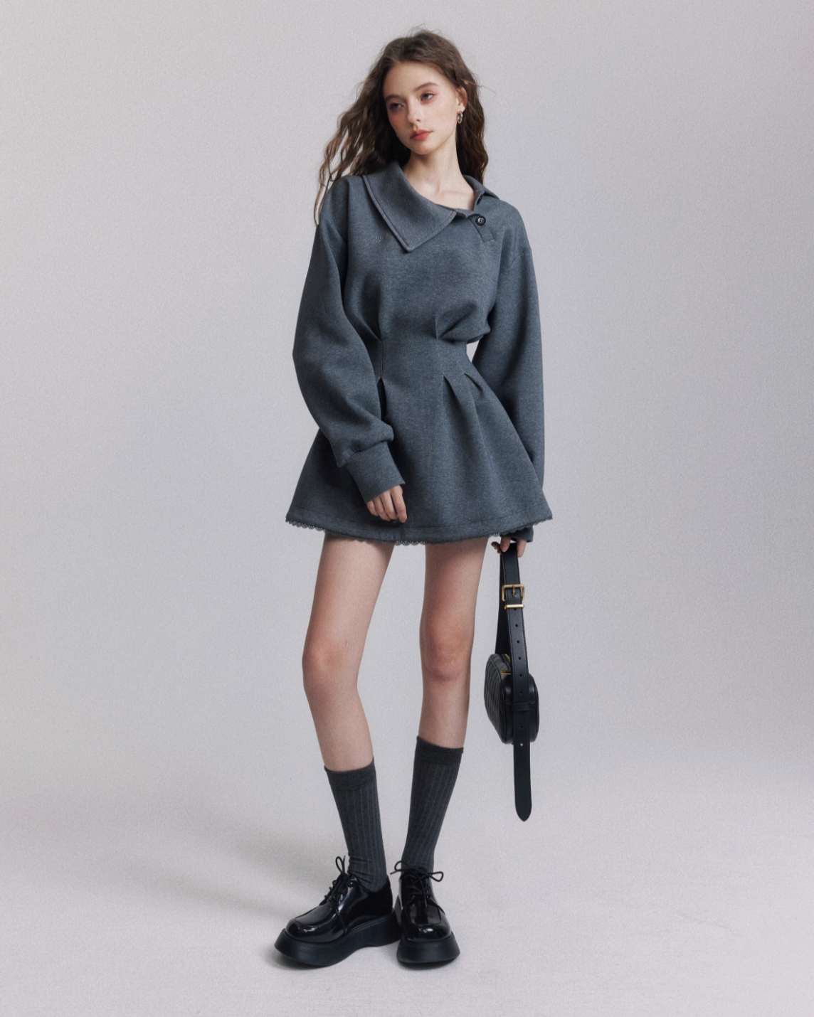 stylish cut one-piece DL1297