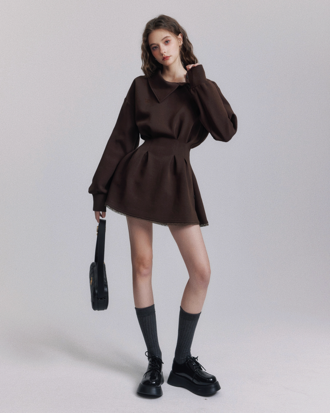 stylish cut one-piece DL1297