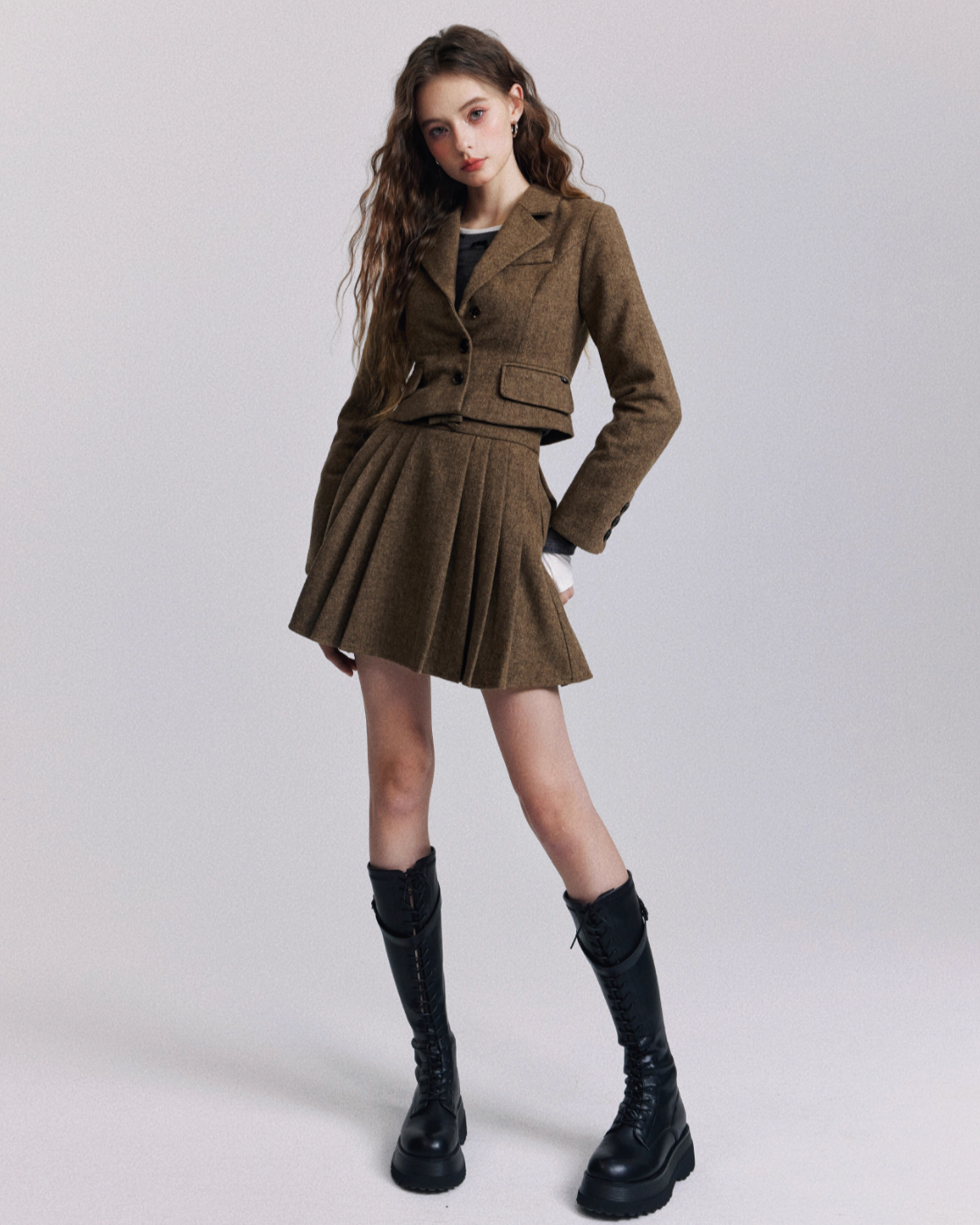 center ribbon skirt DL1299