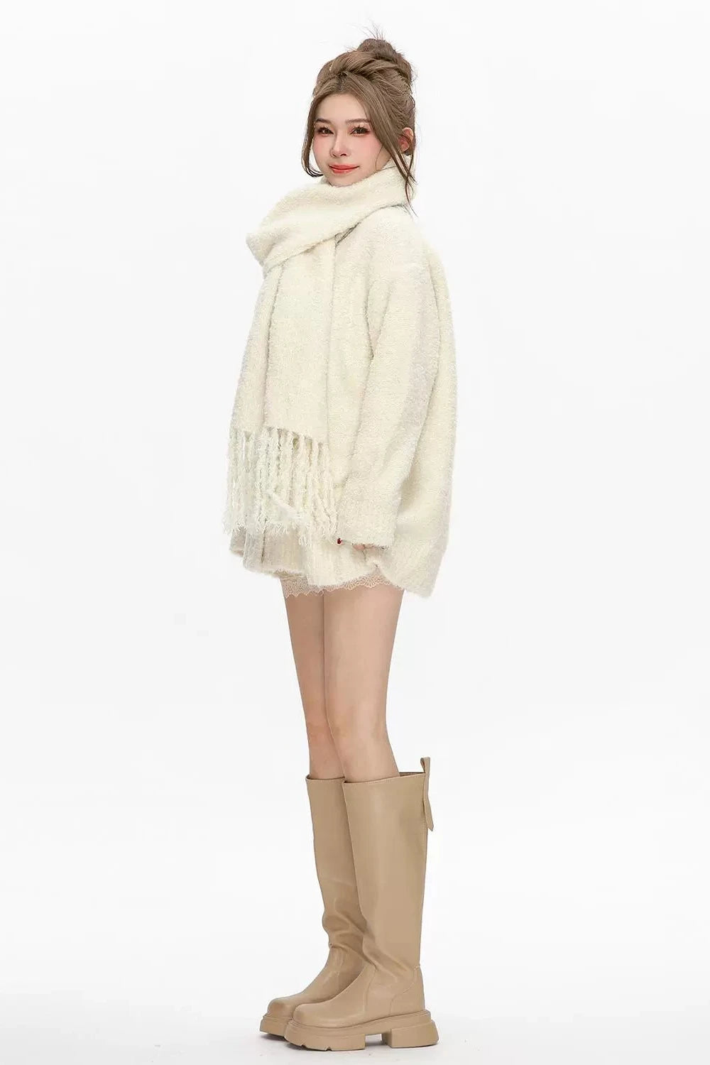 muffler set Knit tops DL1270