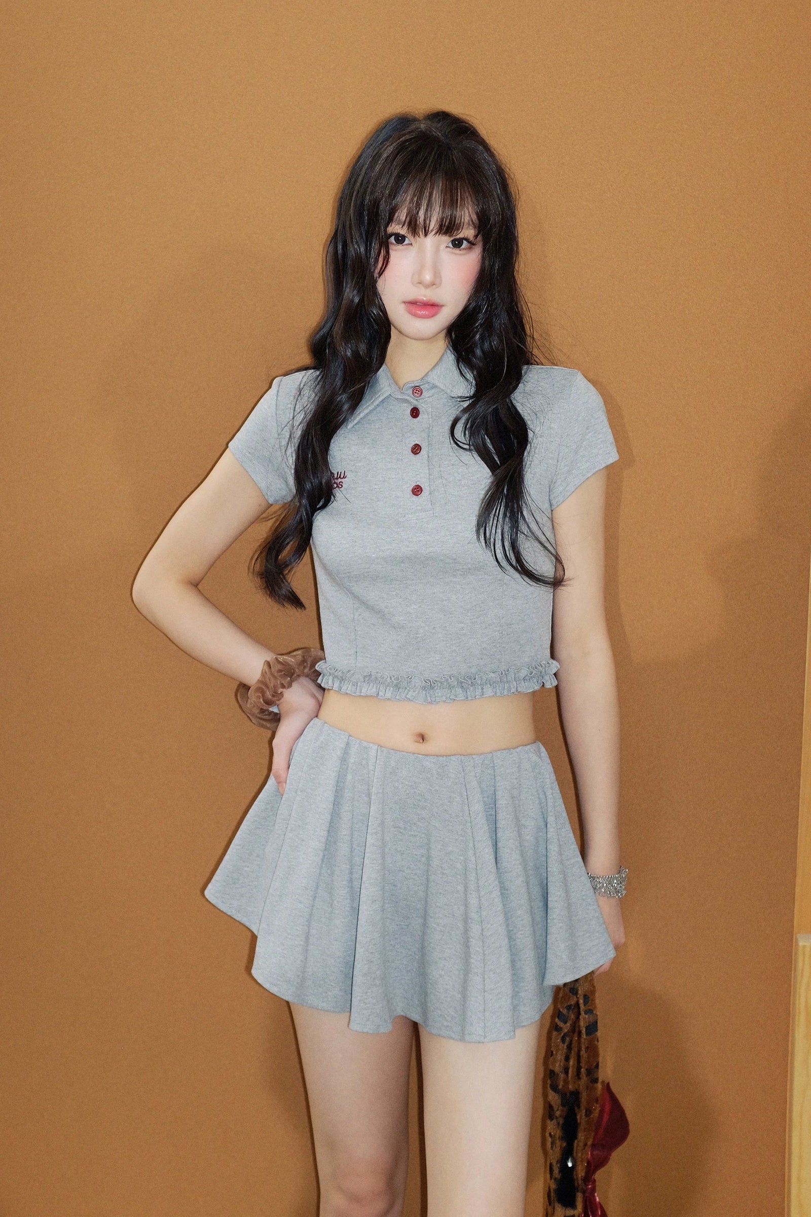 cropped collar mini set up DL1434