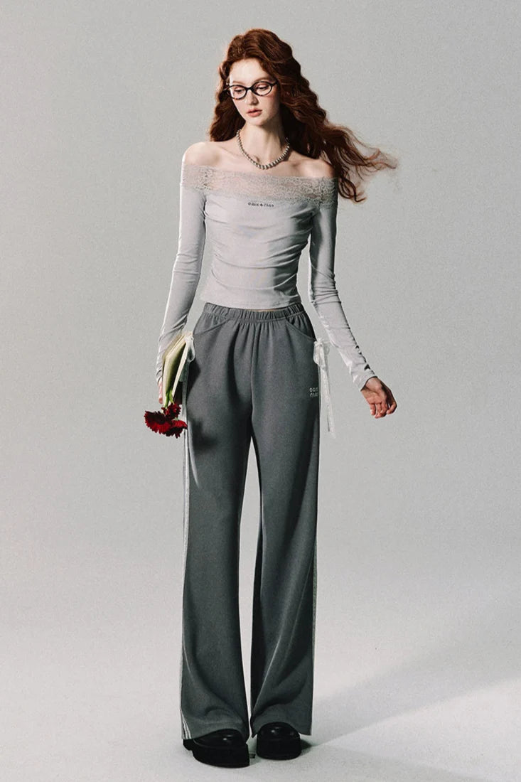 one-shoulder bottoming knitwear DL10073