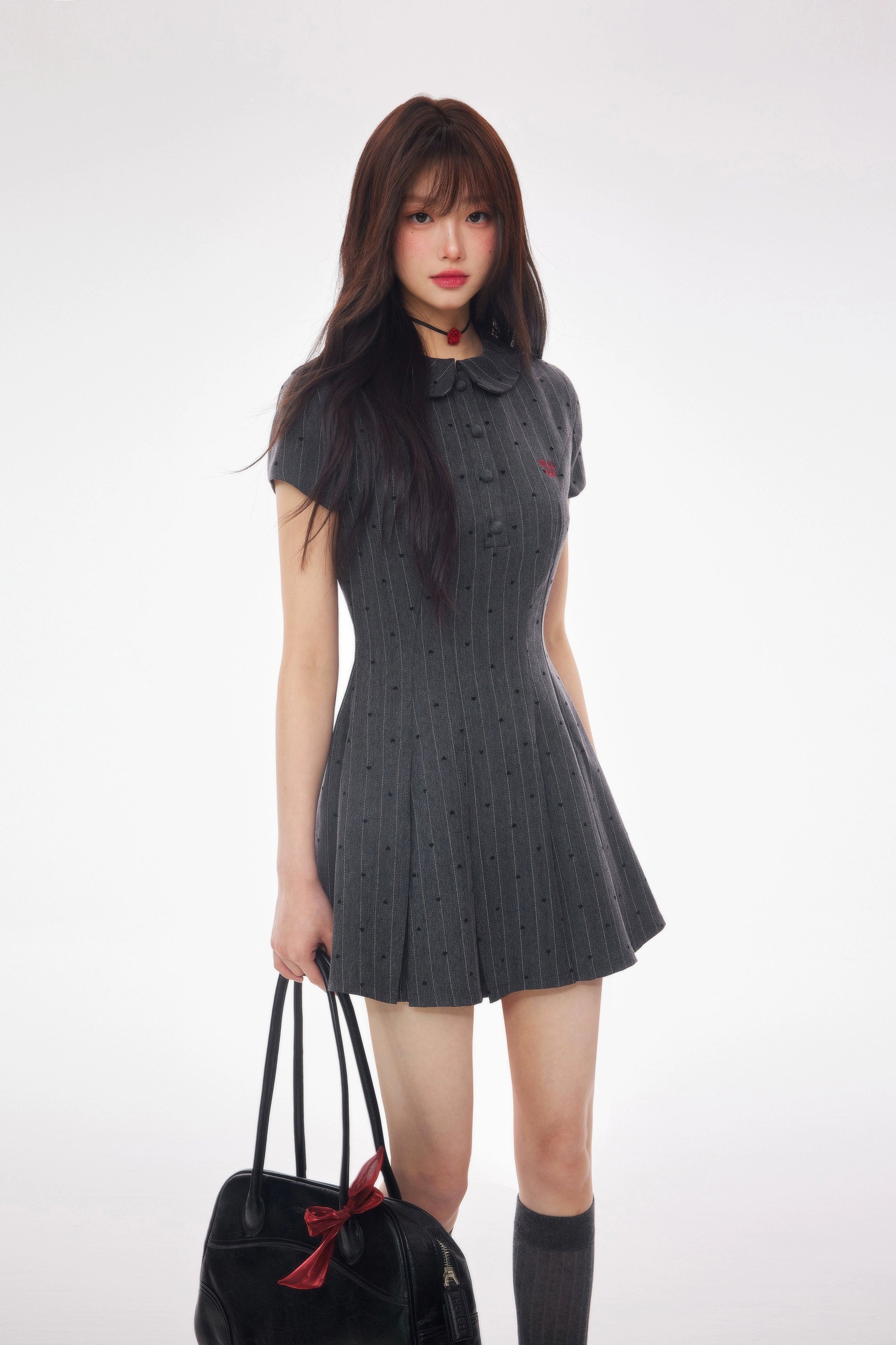 heart dot one point one-piece DL1408