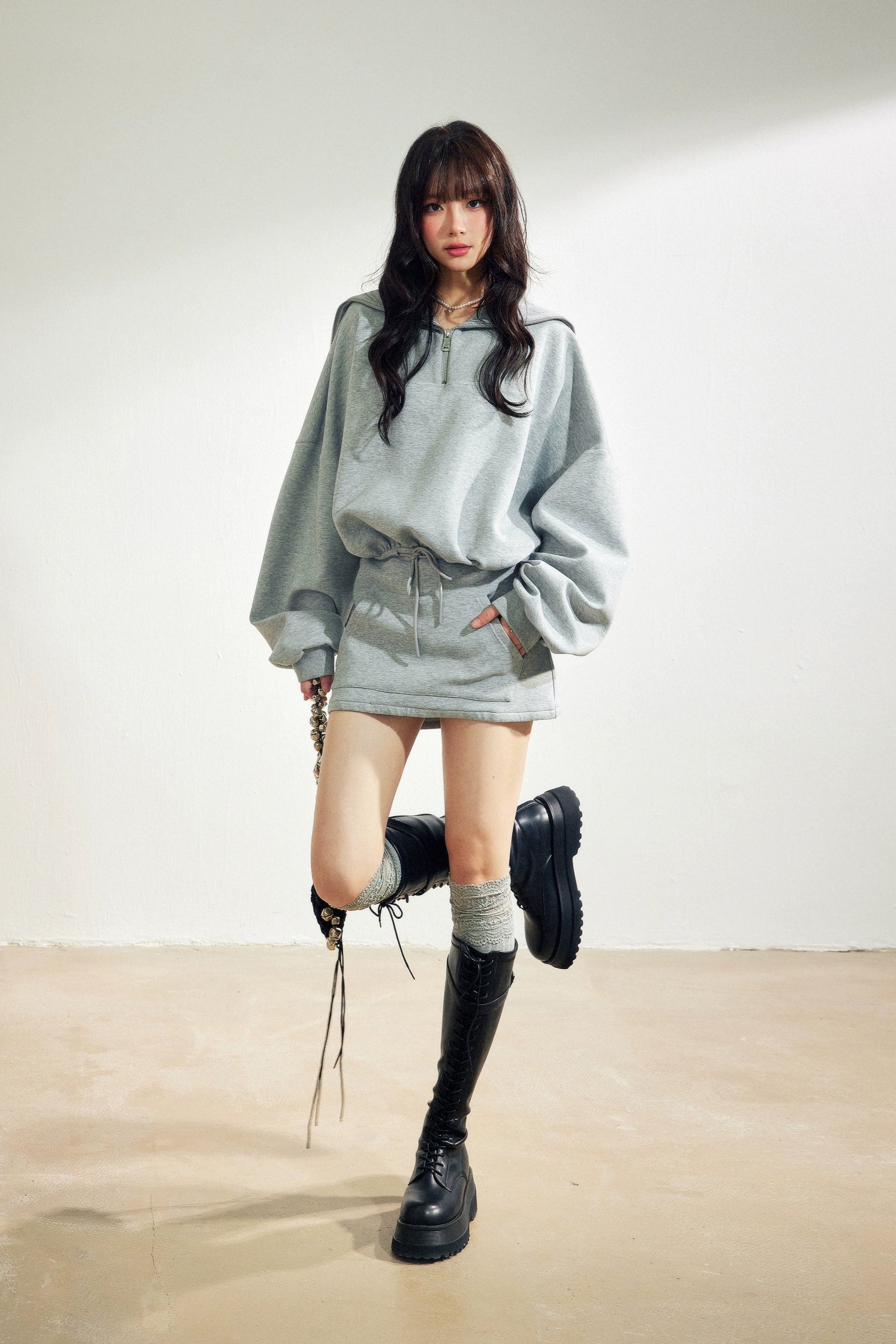 round neck sweat set up DL1441