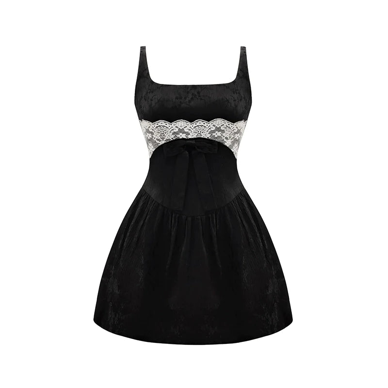 summer bow waist halter dress DL10011