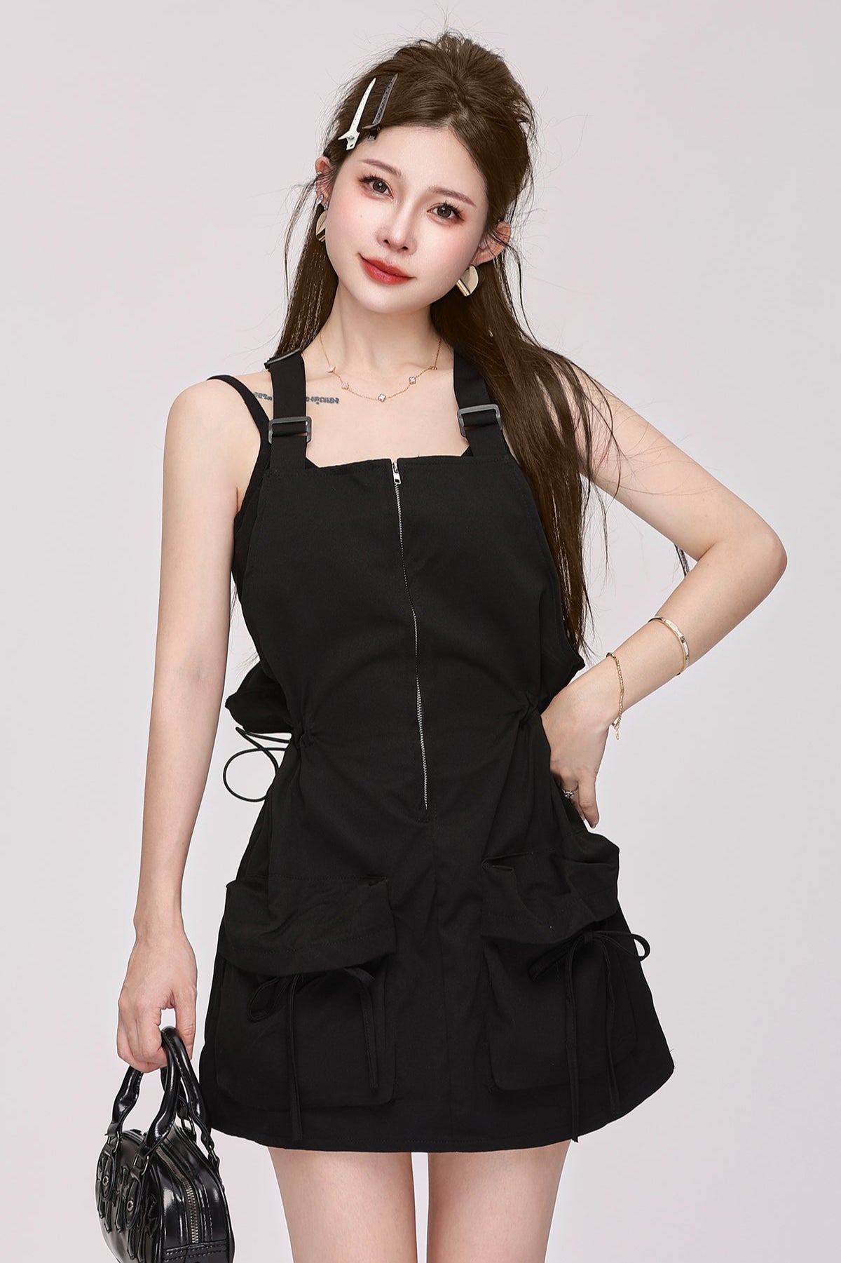 nylon ribbon one-pieceDL1362