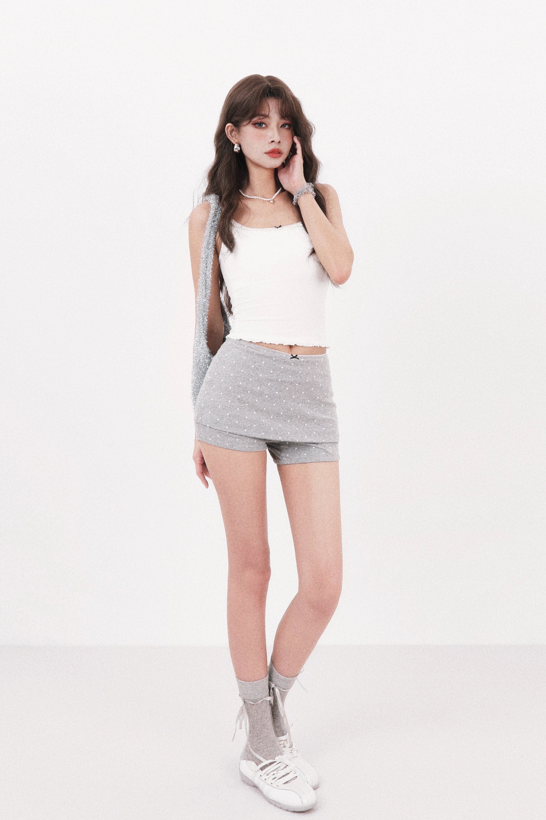 front ribbon race camisole DL1399