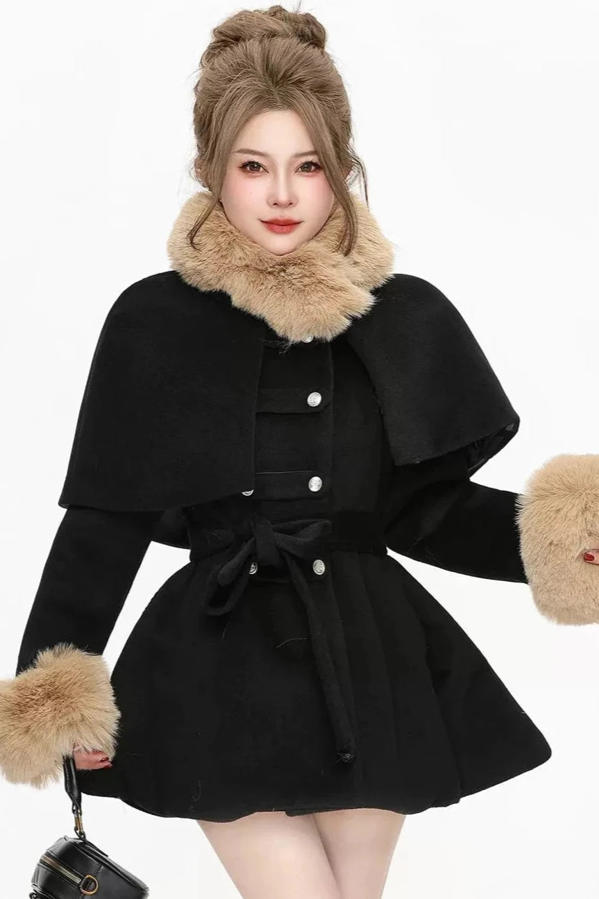 chiffon cut coat DL1265