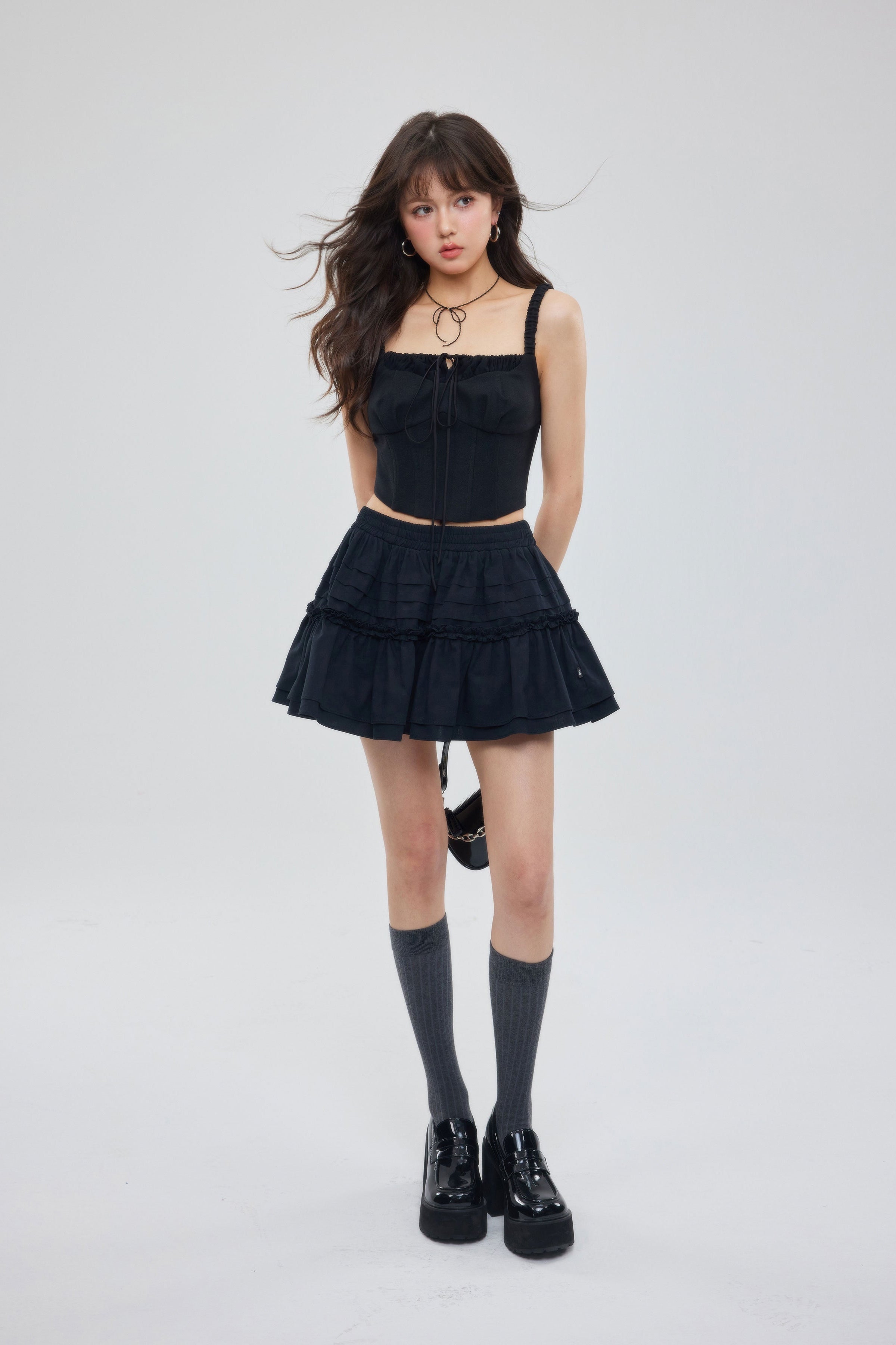 shirring ribbon camisoleDL1350