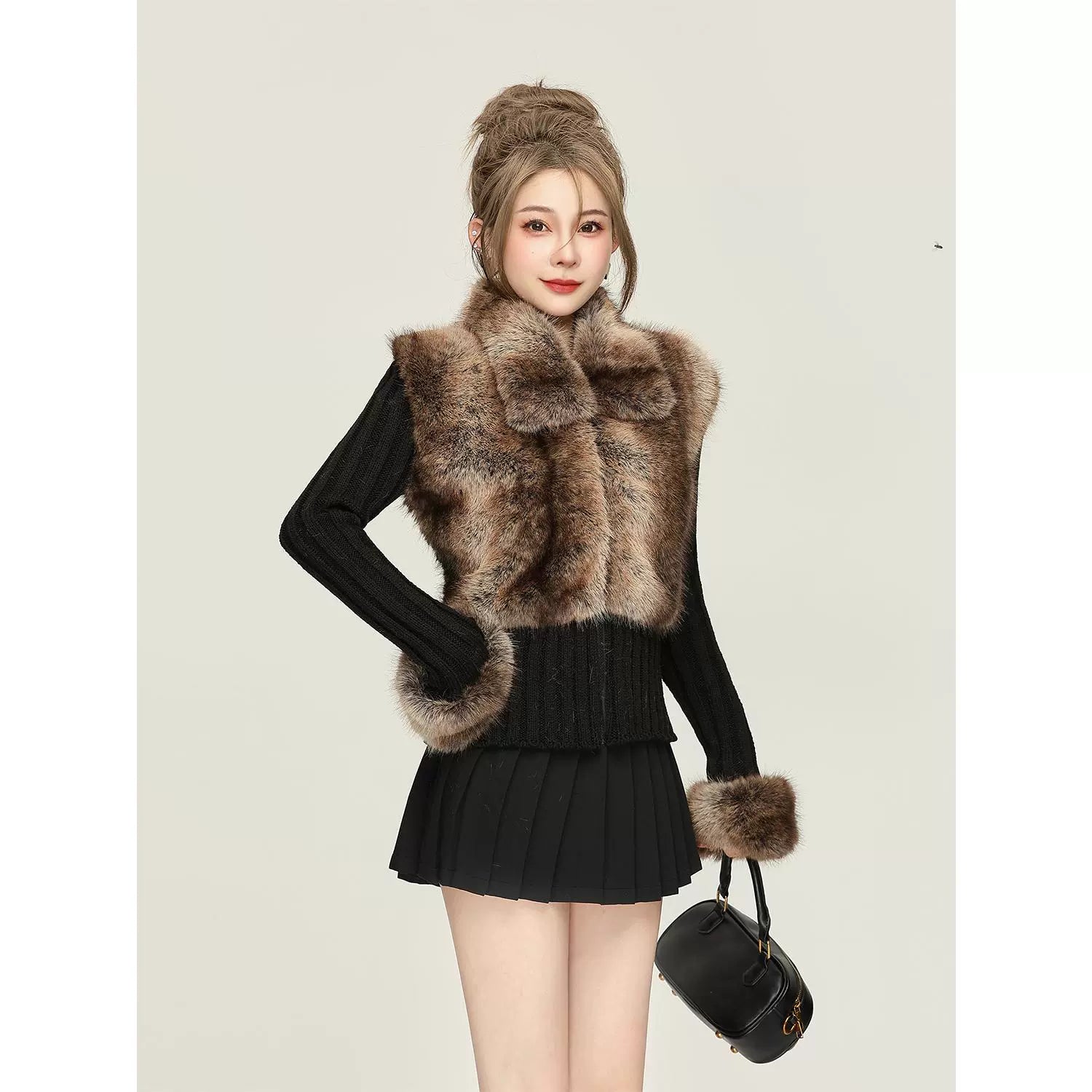 fake far twopiece tops DL1247