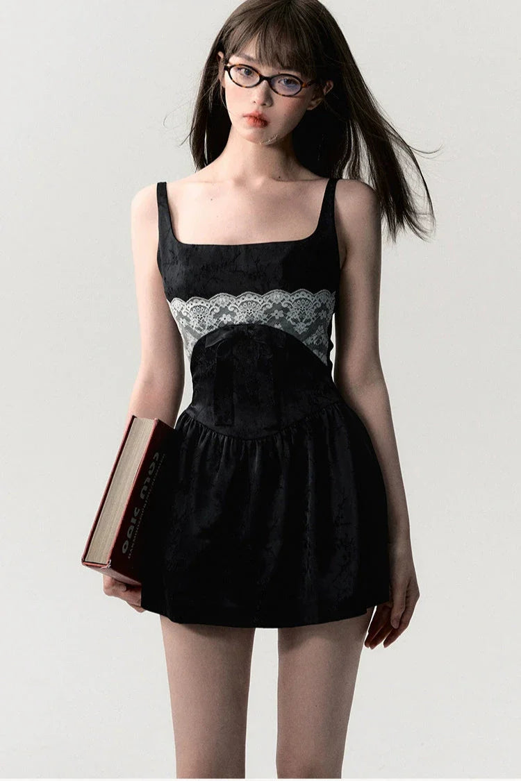 summer bow waist halter dress DL10011
