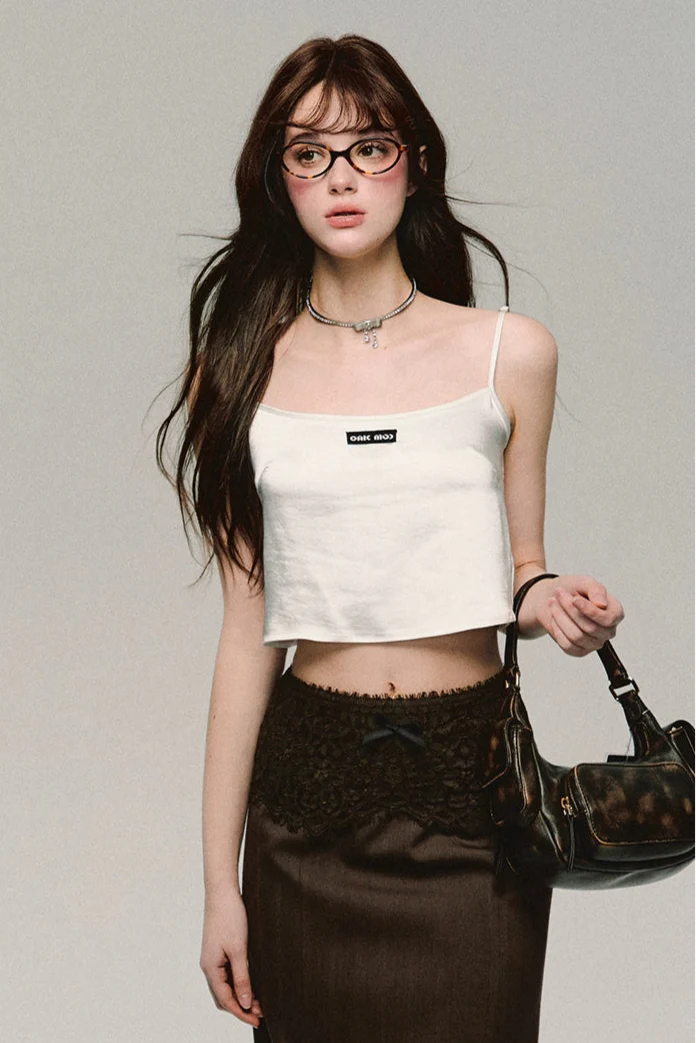 satin beaded small camisole DL10072