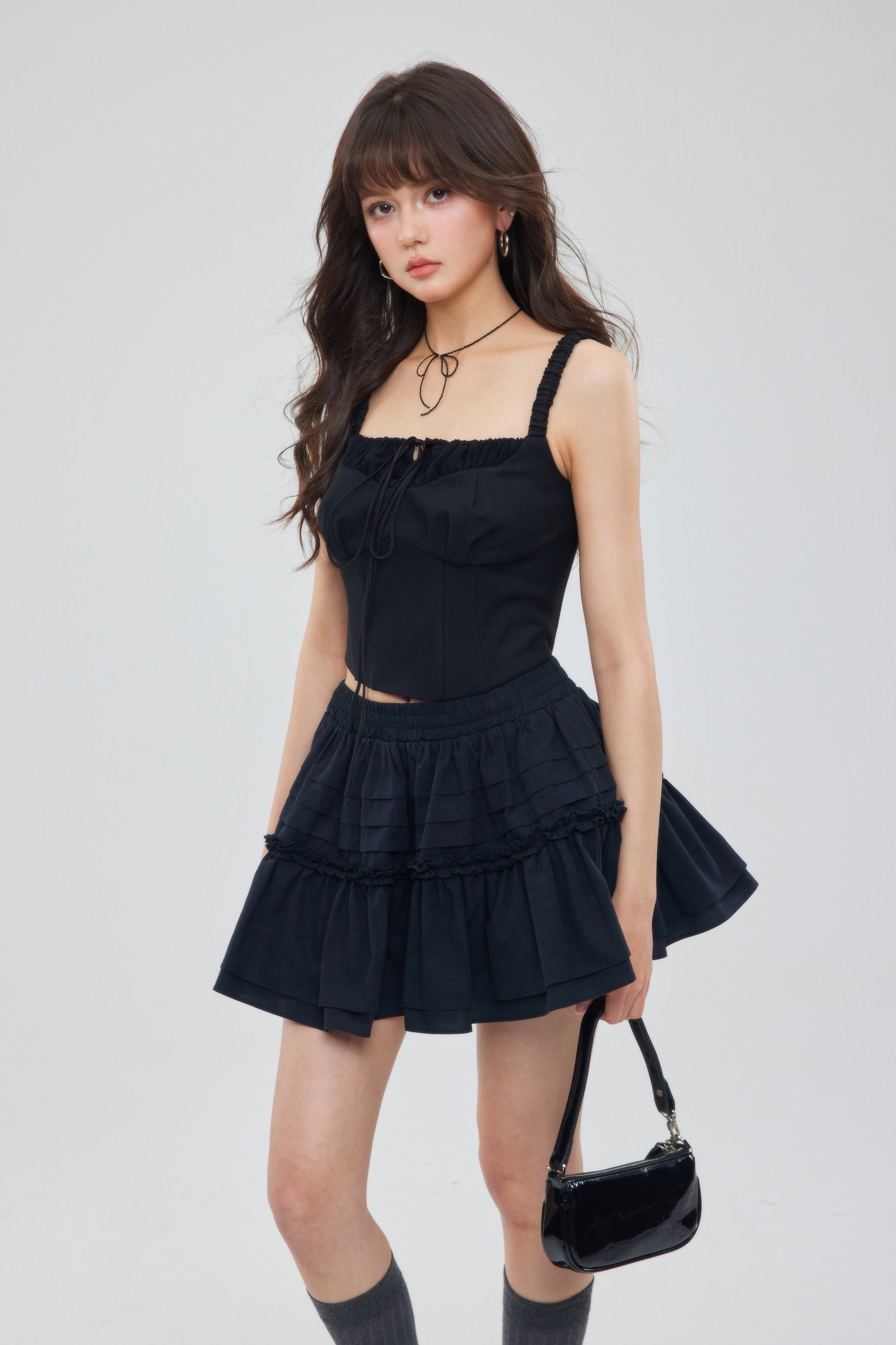 shirring ribbon camisoleDL1350