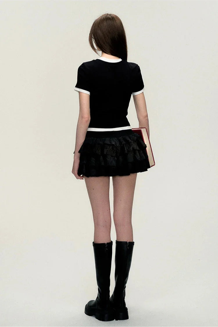 slim commuter short sleeved tops DL10010