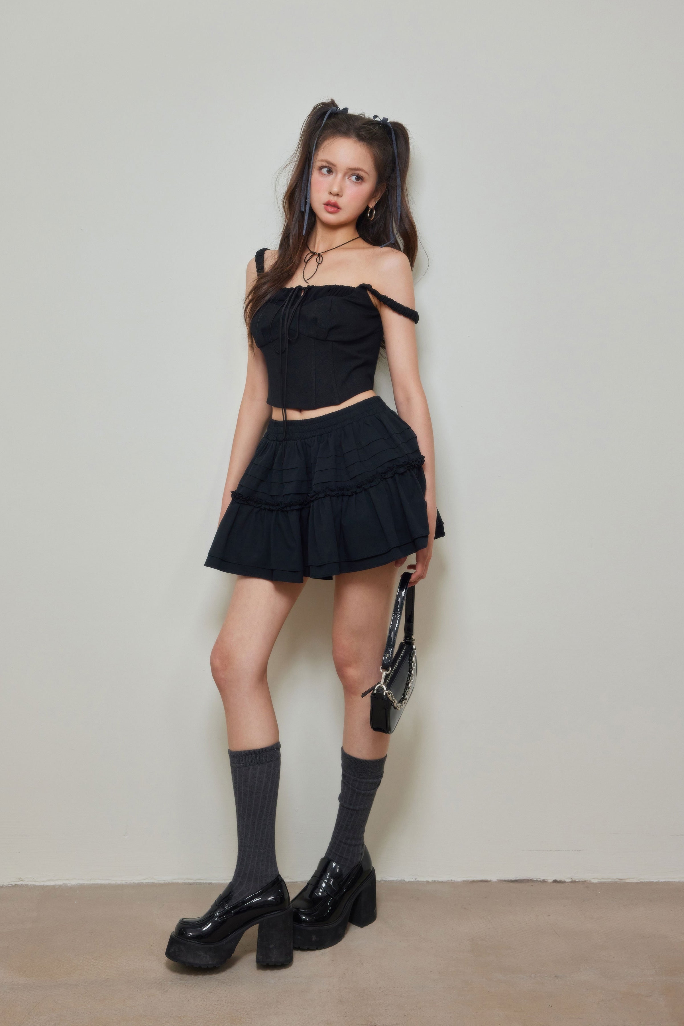 shirring ribbon camisoleDL1350