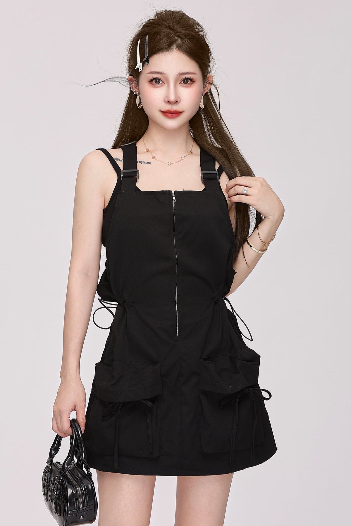 nylon ribbon one-pieceDL1362