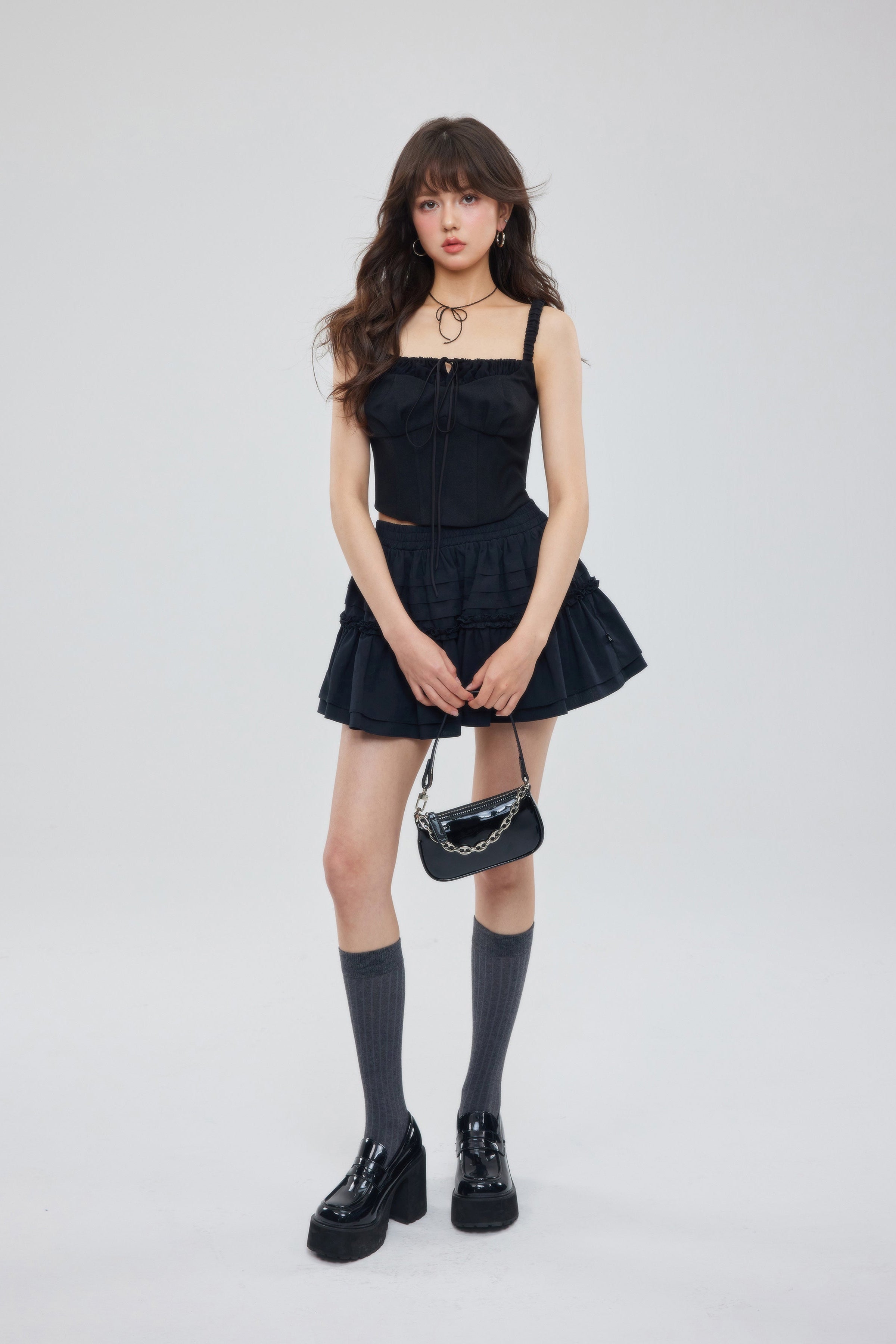 shirring ribbon camisoleDL1350