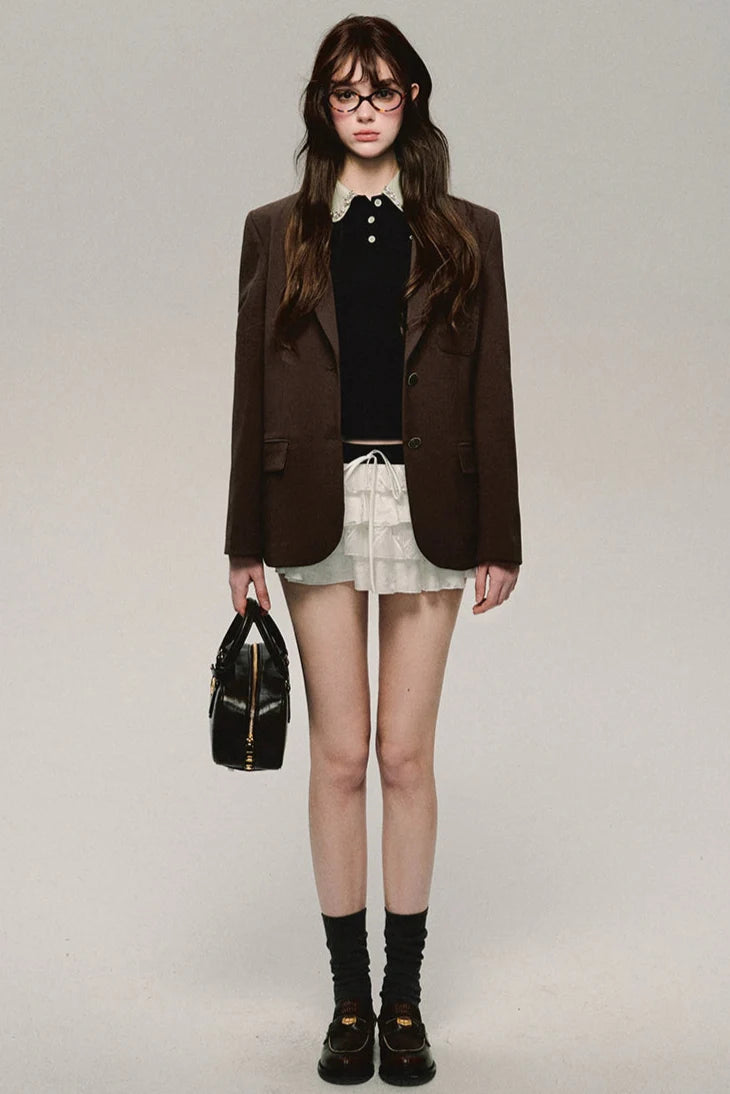 ultra low waist cake puffy skirt DL10001