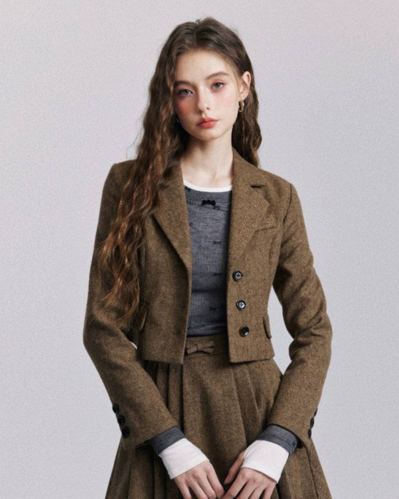 three botann fit jacket DL1298