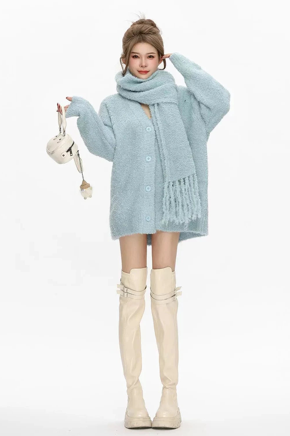 muffler set Knit tops DL1270