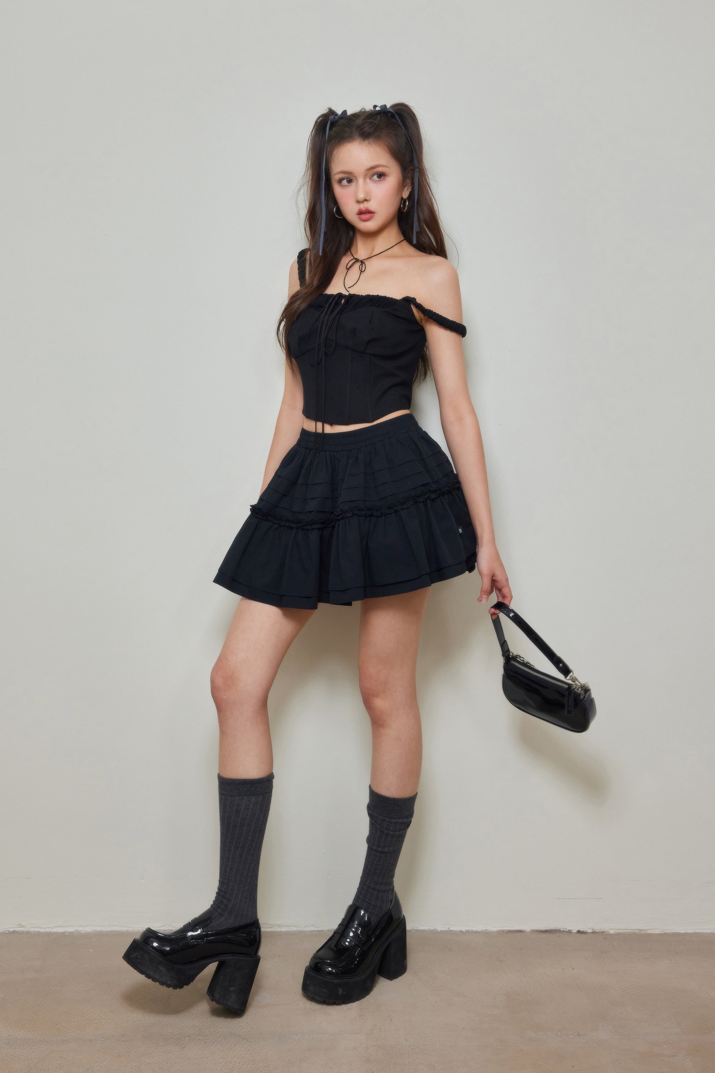 shirring ribbon camisoleDL1350