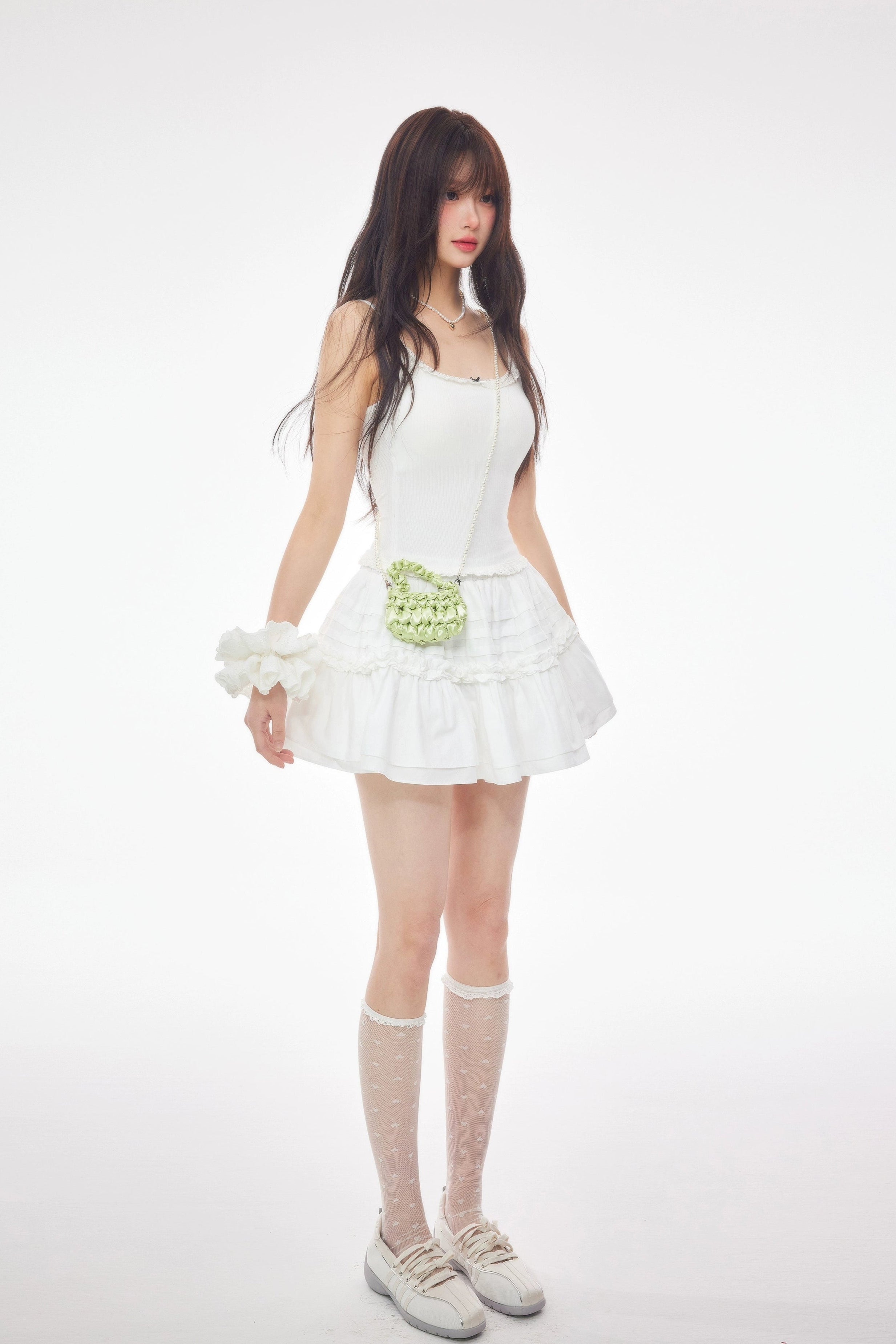 front ribbon race camisole DL1399