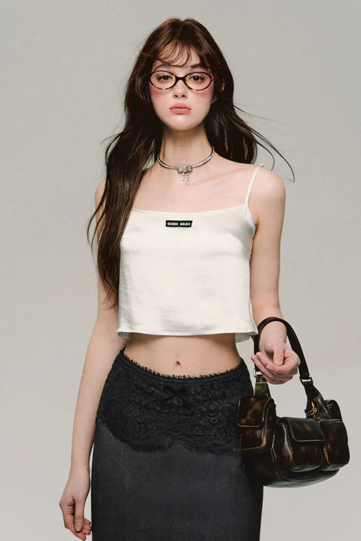 satin beaded small camisole DL10072