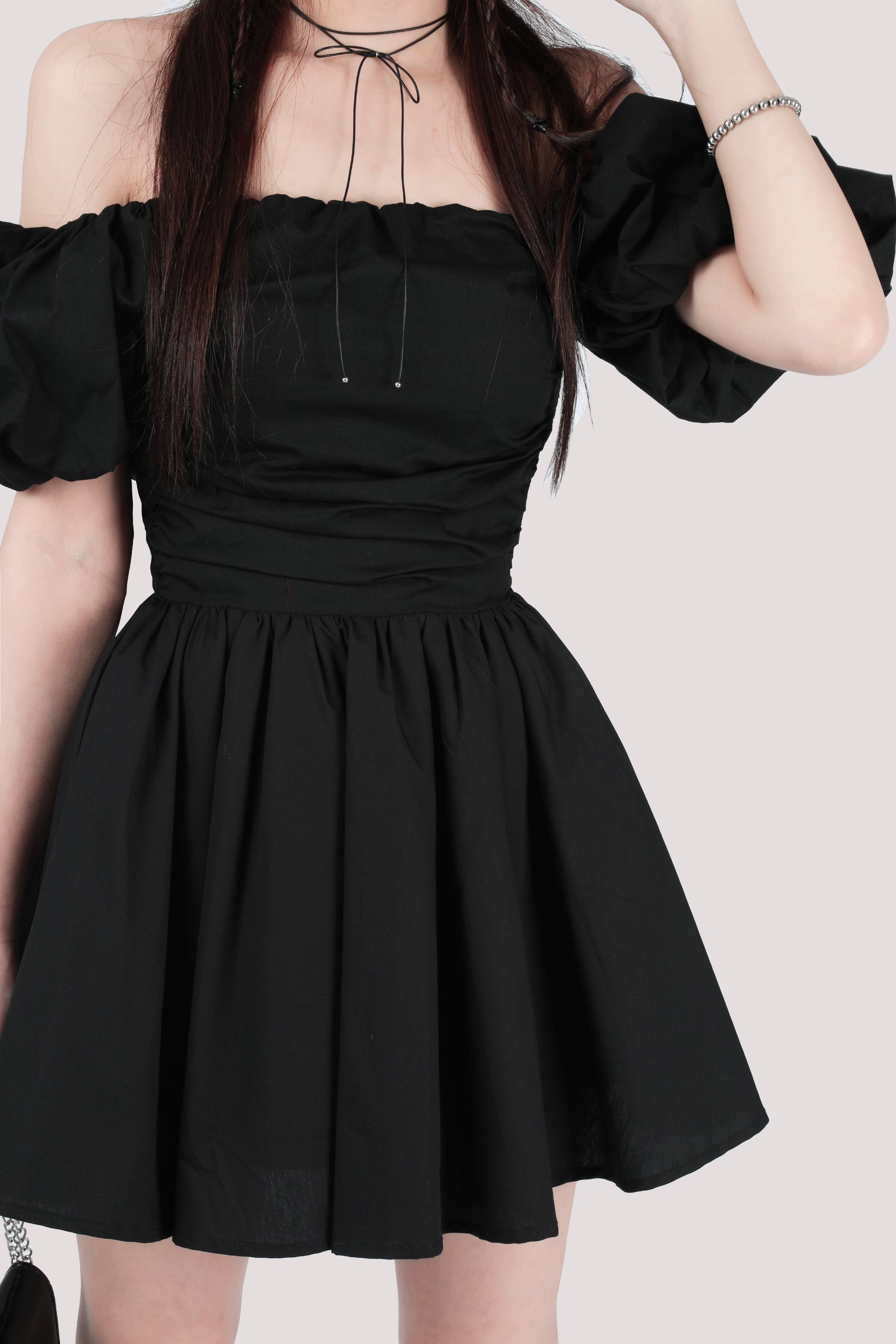 off shoulder elegant one-pice DL1328