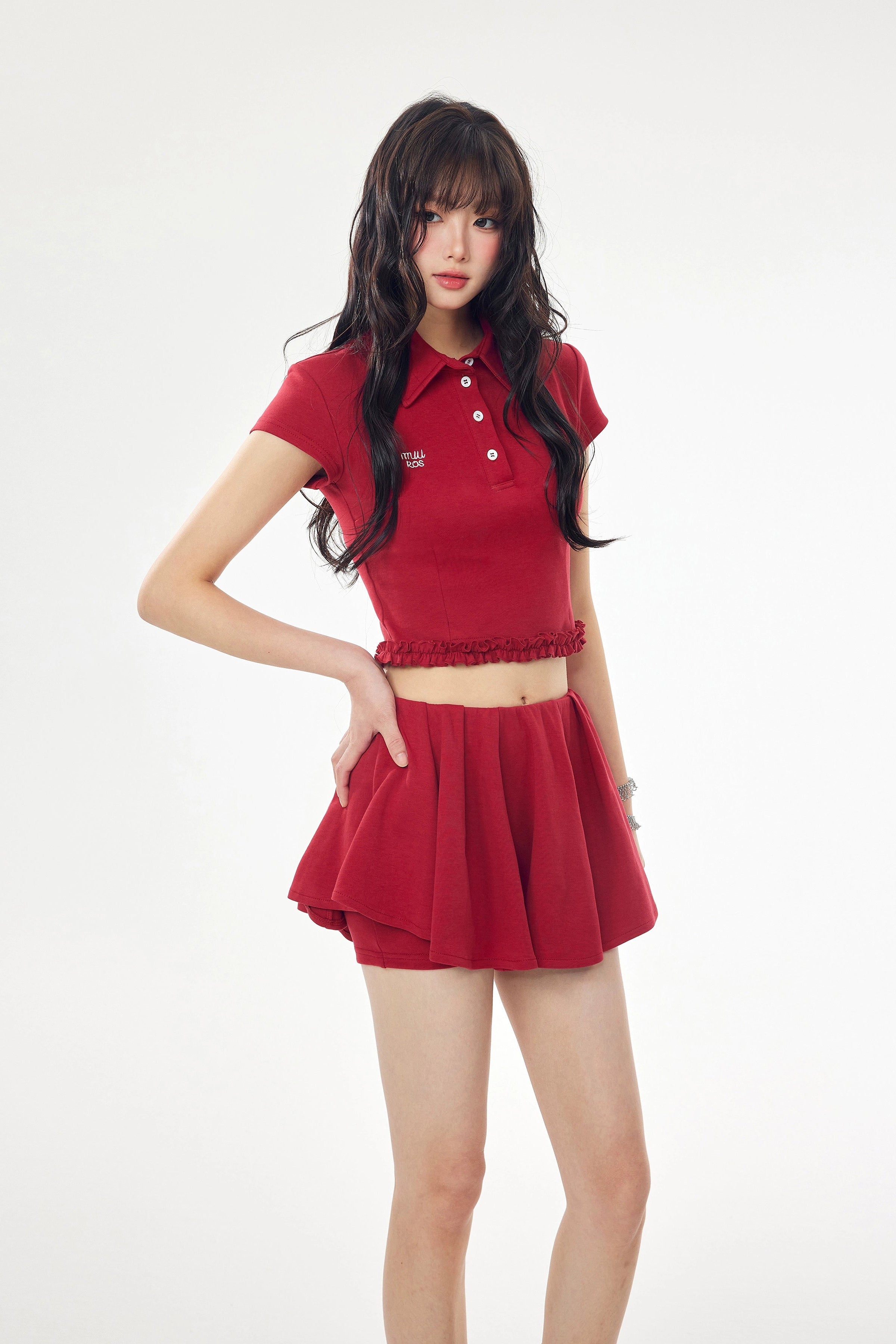 cropped collar mini set up DL1434