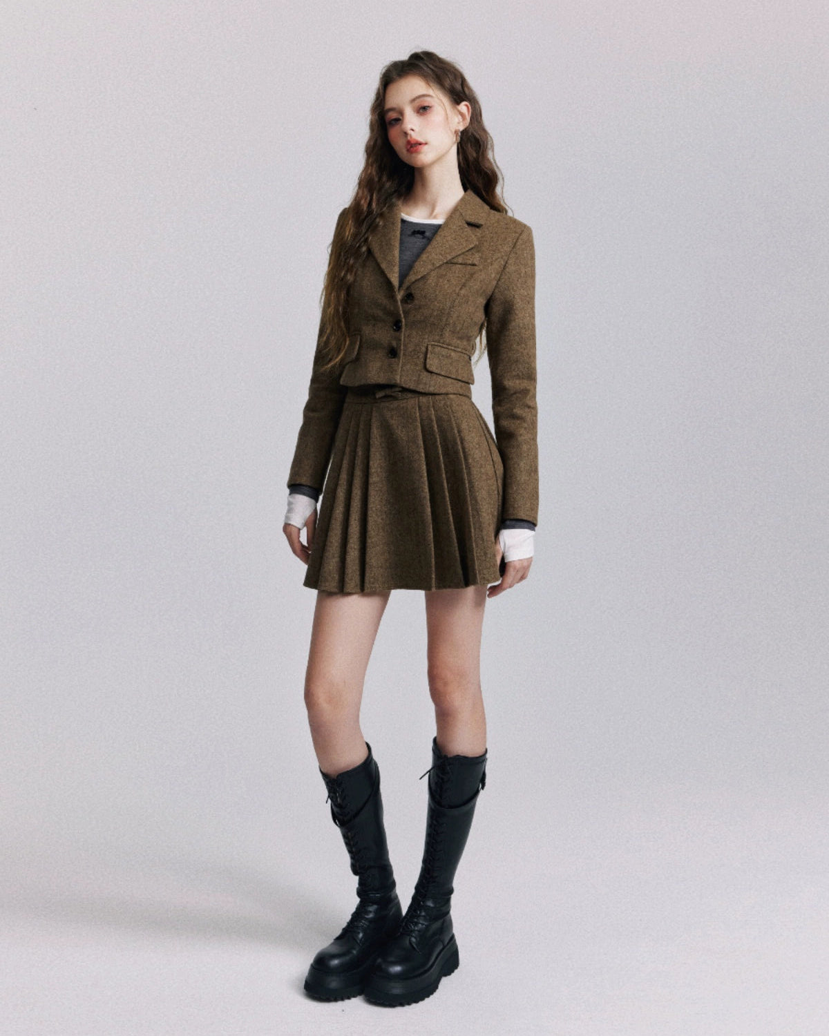 three botann fit jacket DL1298