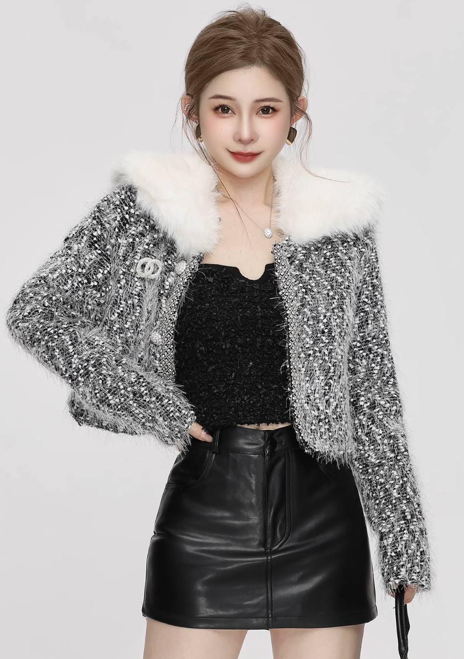 far tweed new jacket DL1215