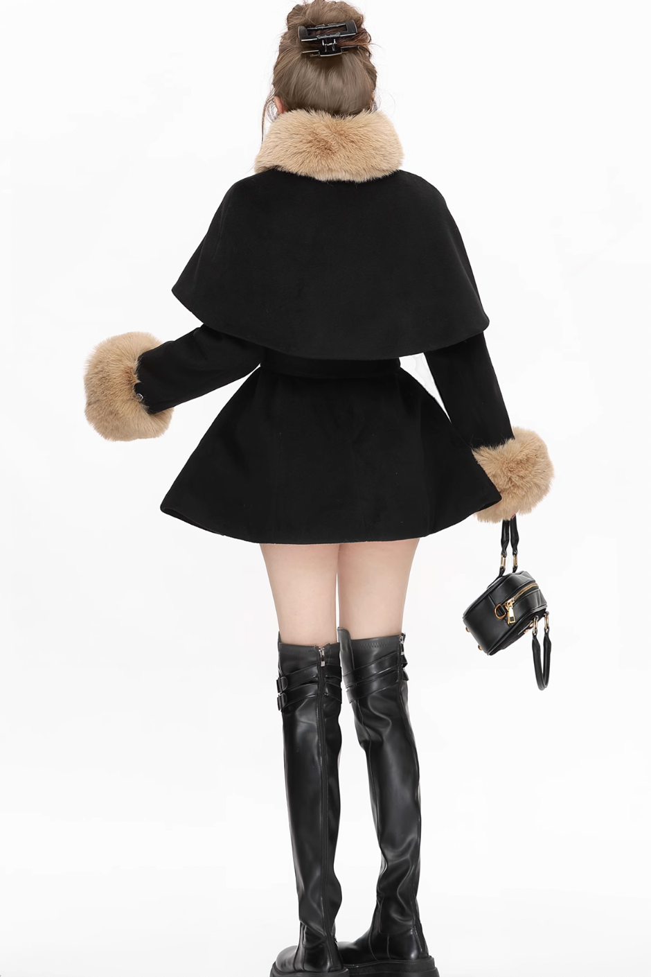 chiffon cut coat DL1265