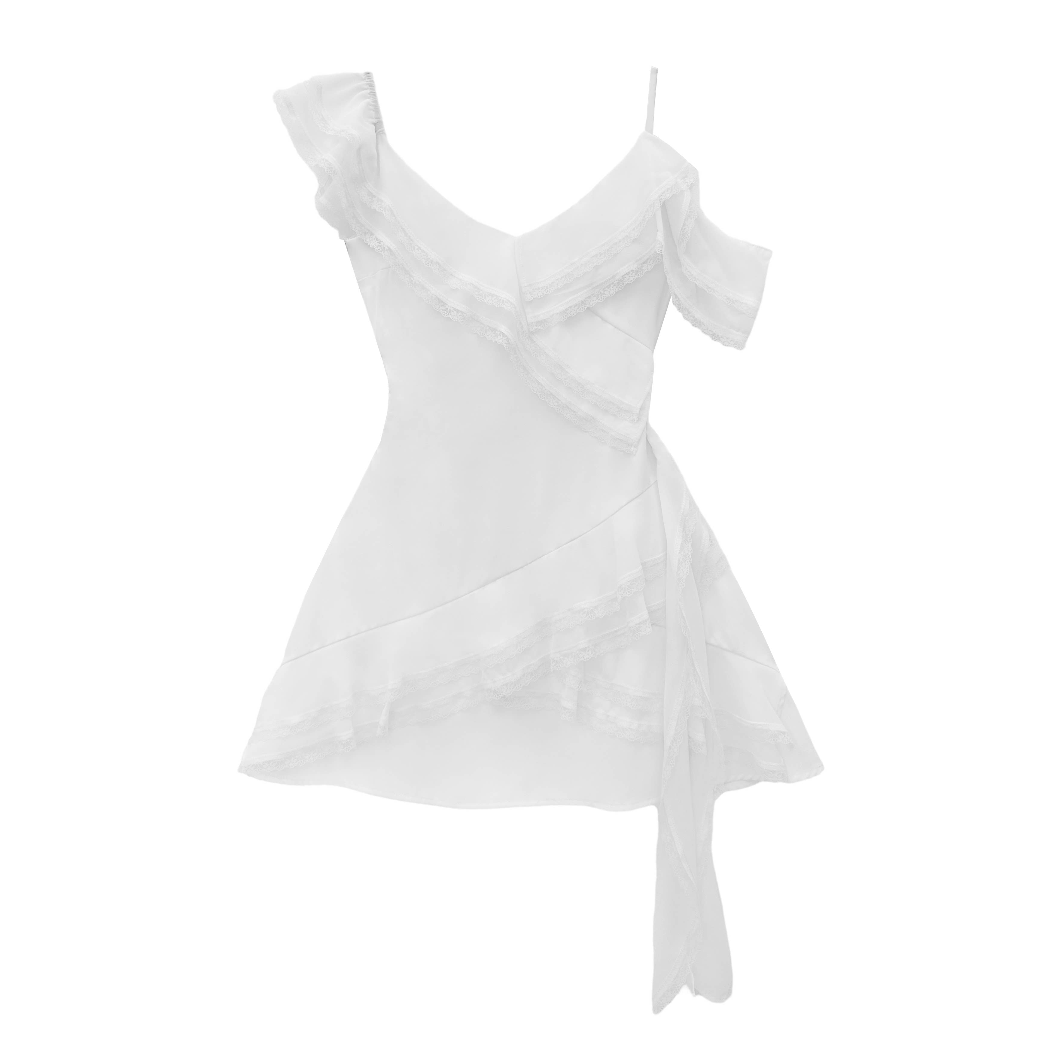 romantic sheer layer mini one-piece DL1526