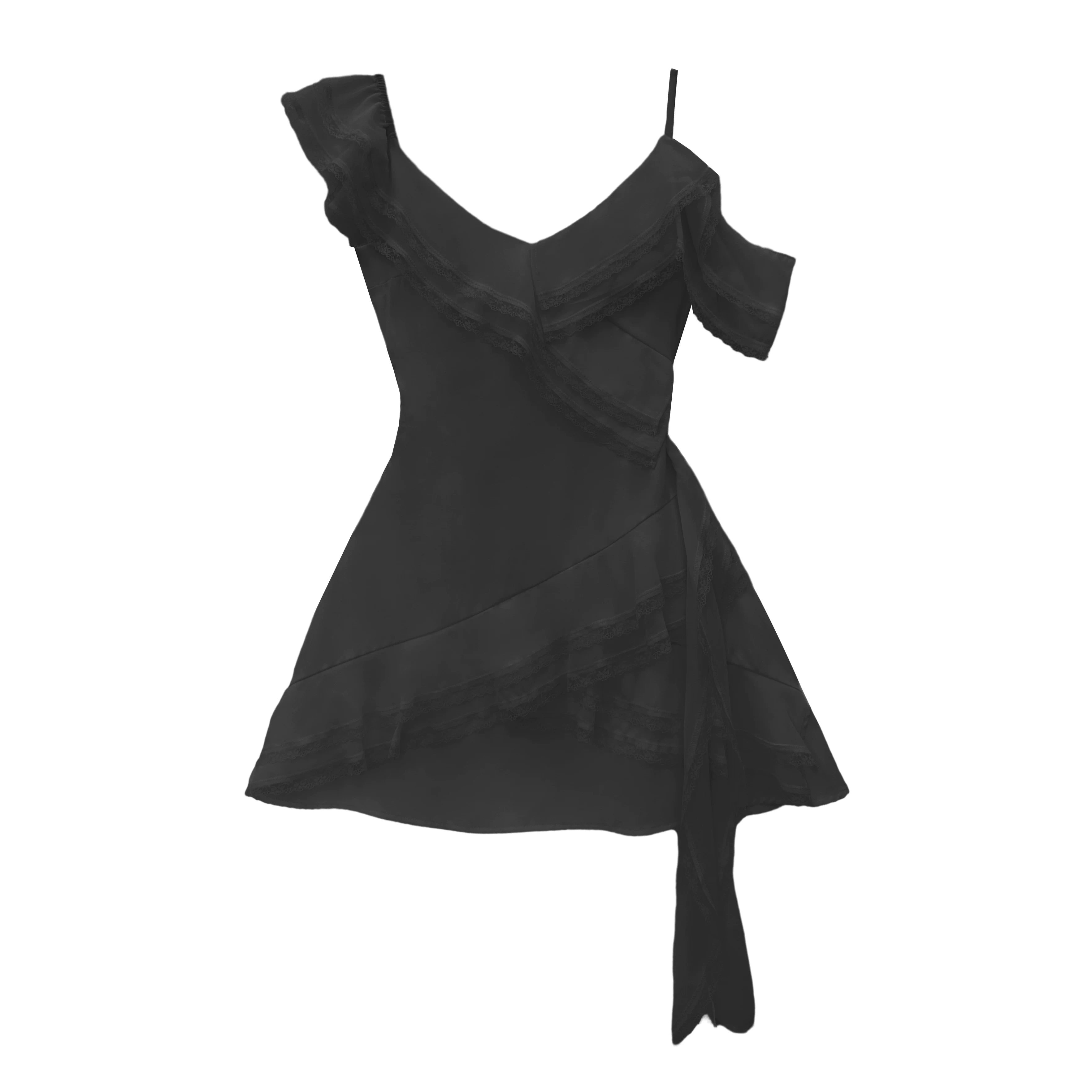 romantic sheer layer mini one-piece DL1526