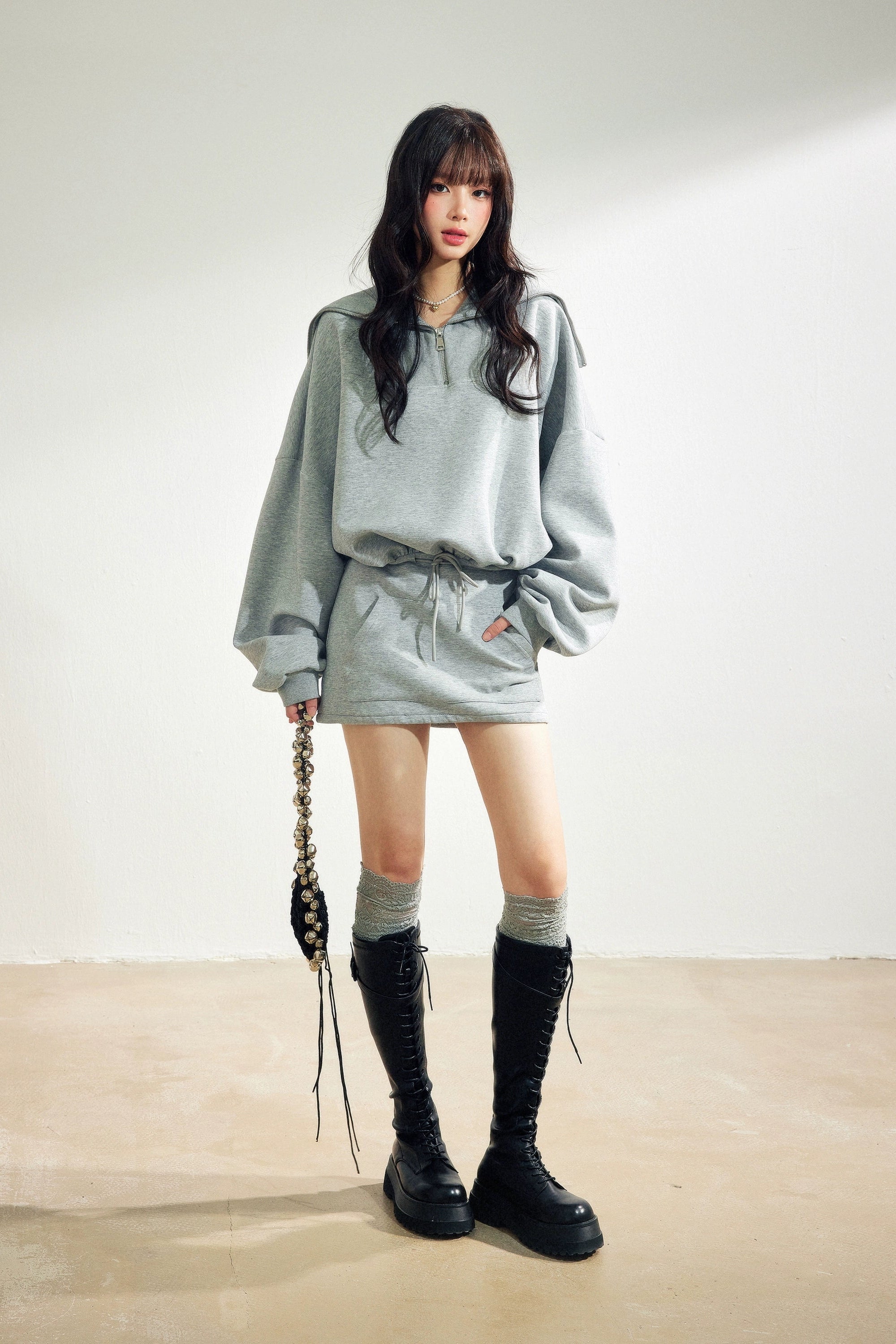 round neck sweat set up DL1441
