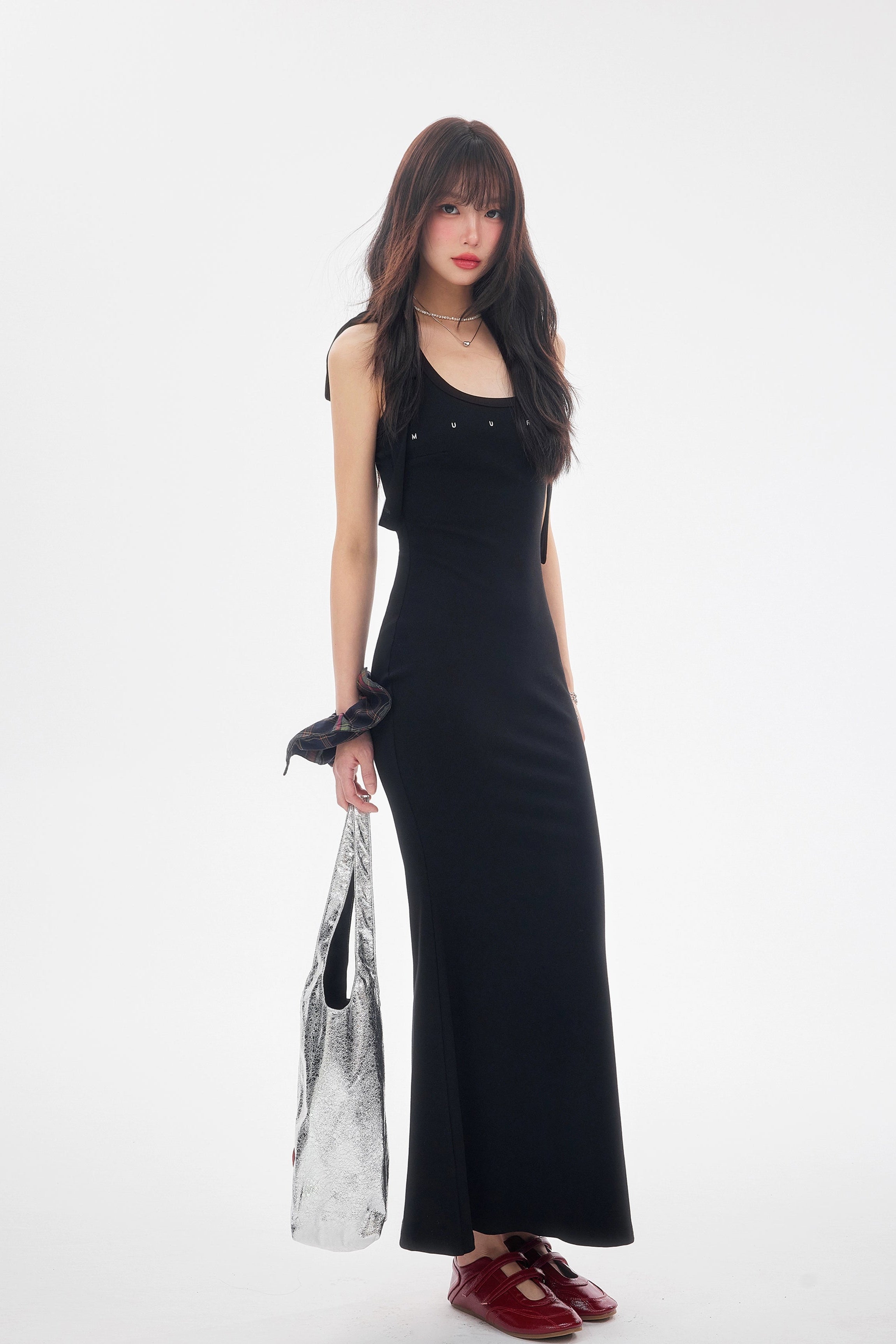 ワンピース Mmeeme Dotto ribbon mermaid onepiece mermaid ribbon one-piece DL1409