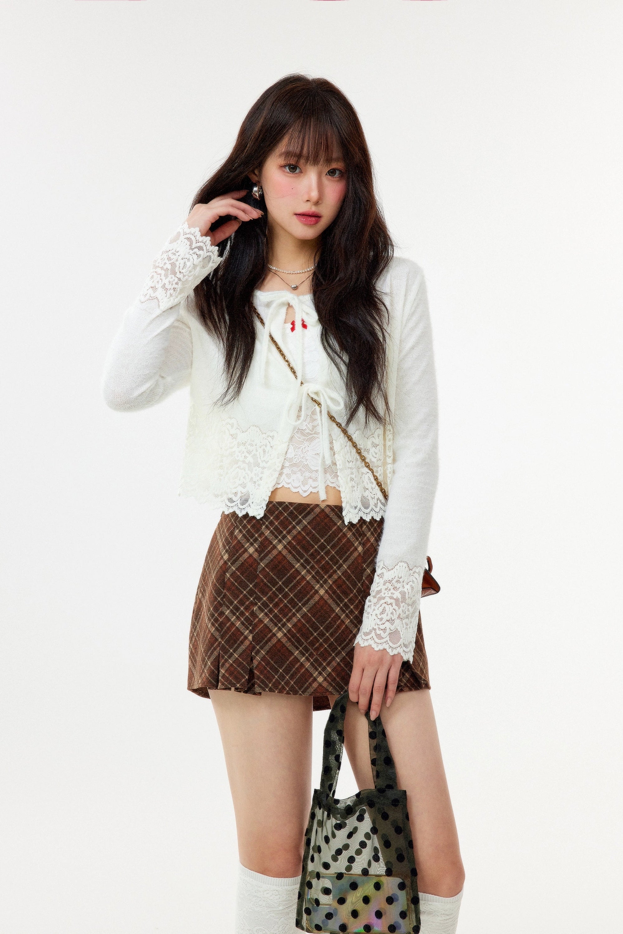 heck pleated mini skirt DL1455