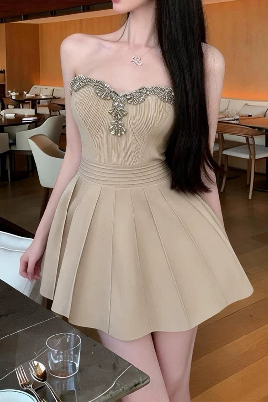 bijou corset flare dress DL1506