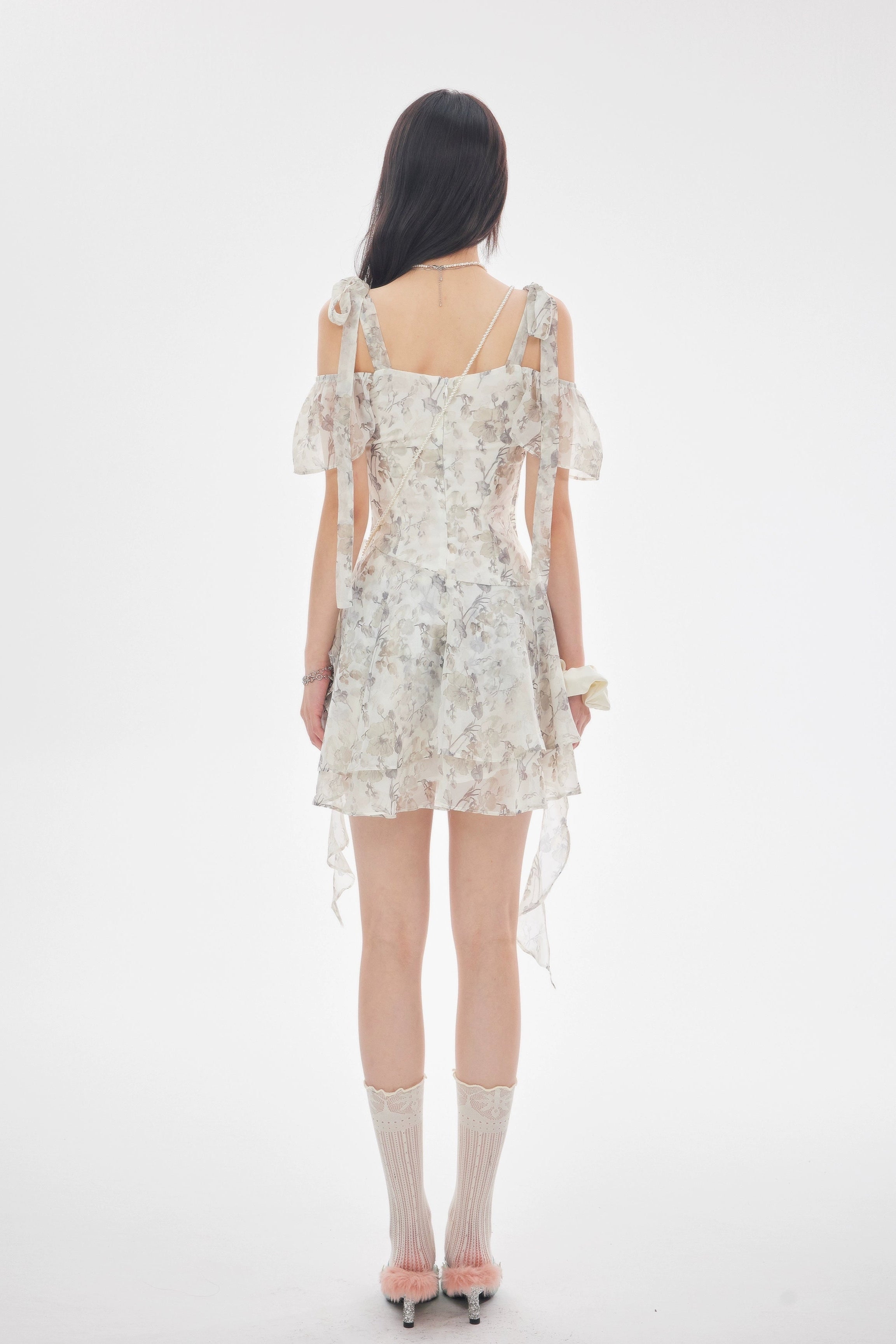 【ROLAROLA】★送料・関税込★FLOWER SHIRRING ONEPIECE flower shirring one-piece DL1433