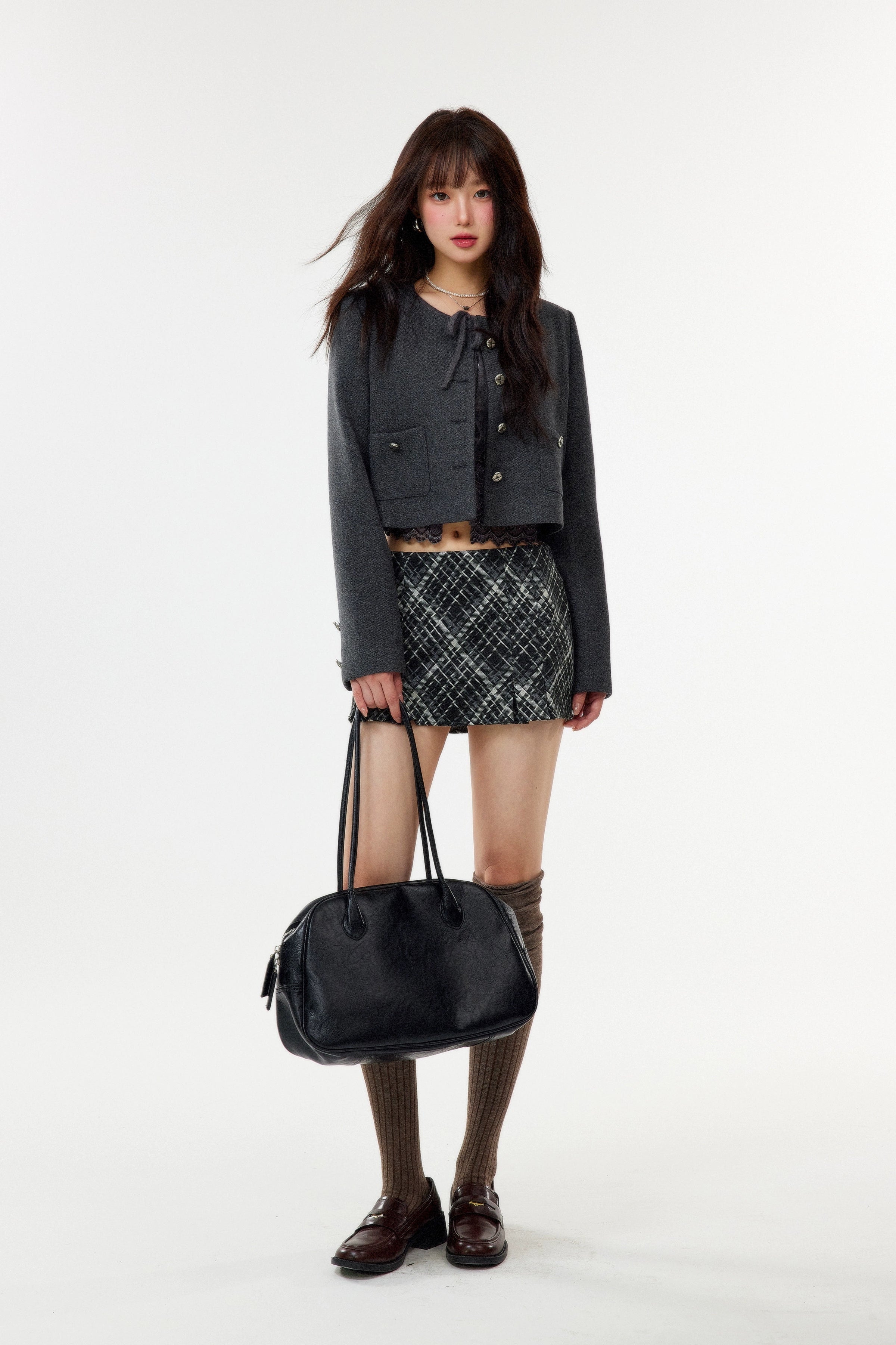 heck pleated mini skirt DL1455