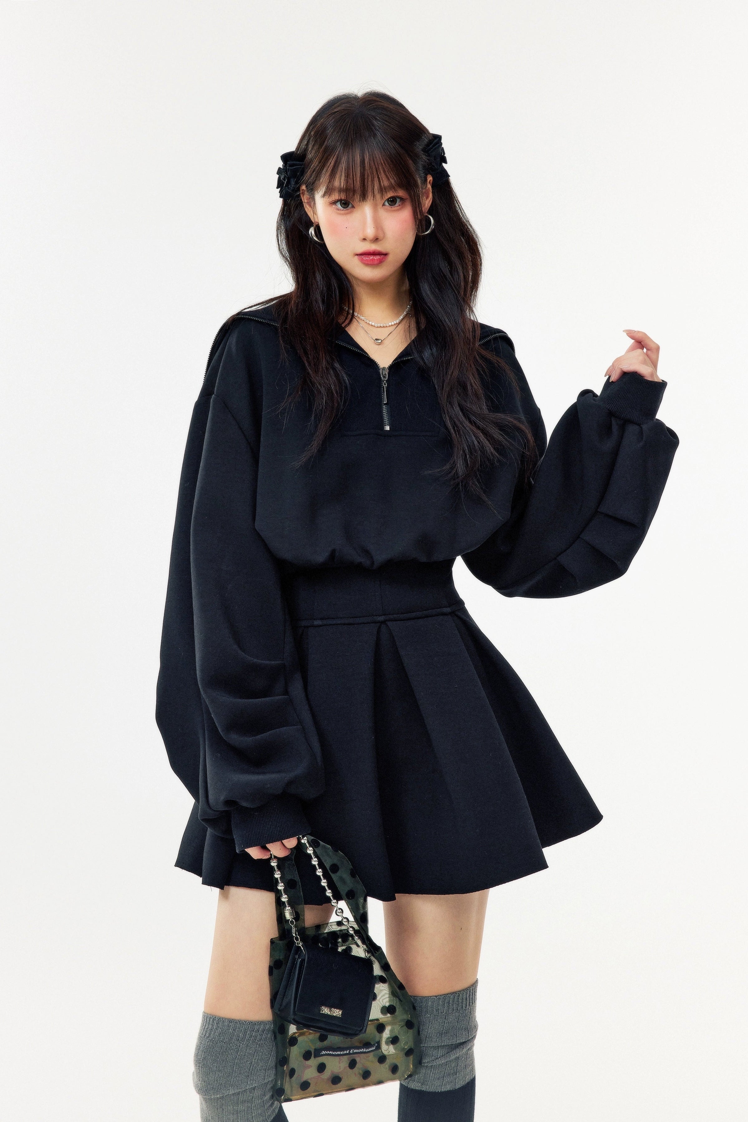 zip flare mini one-piece DL1484