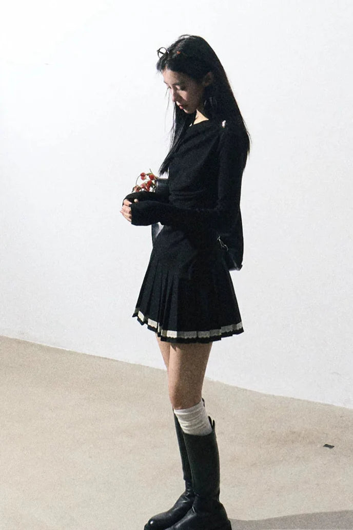 Retro College Girls Skirts DL10048