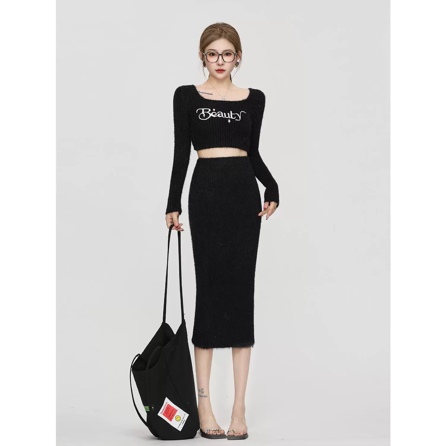 tiny long length skirt set up DL1257