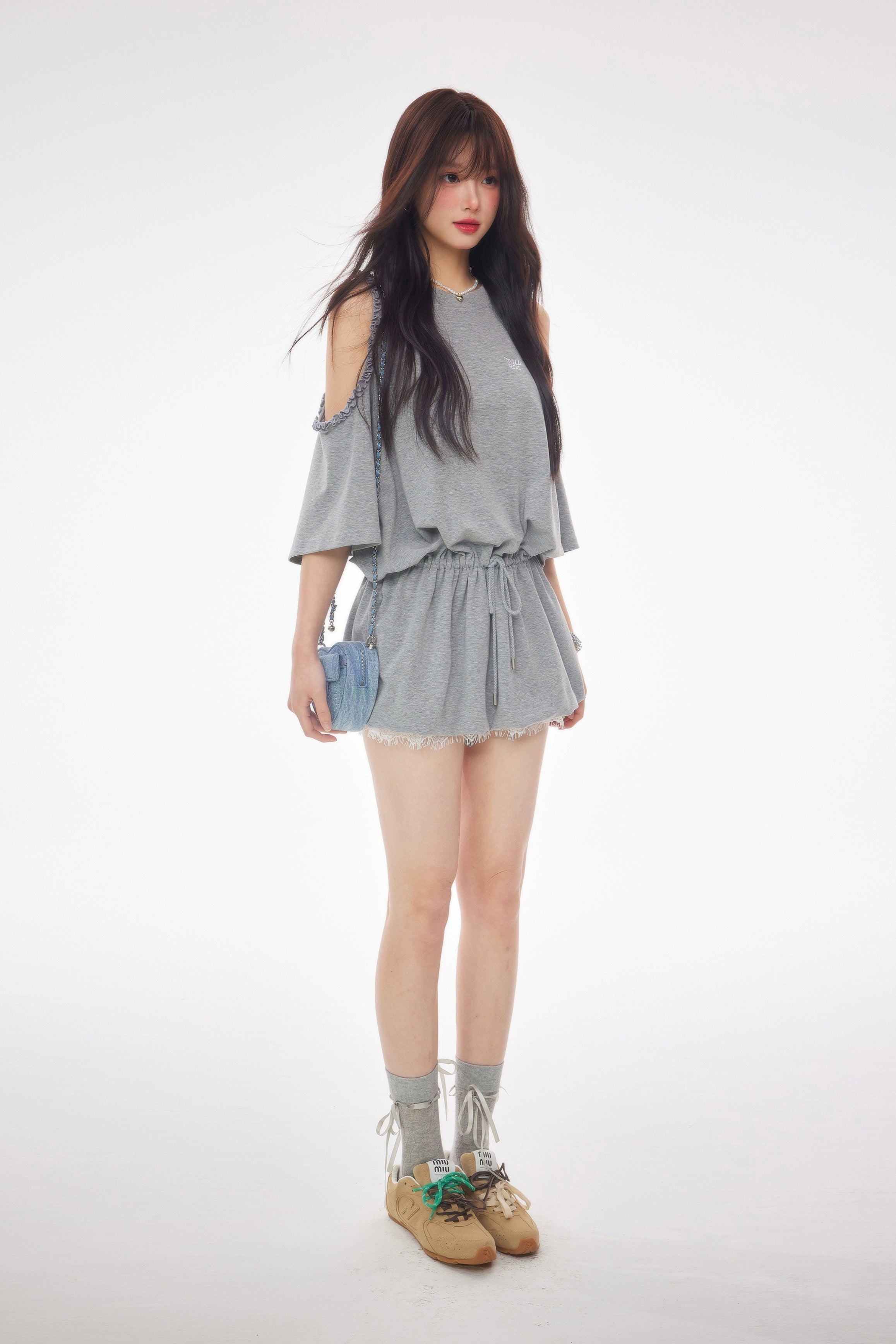 cold shoulder casual set up DL1401