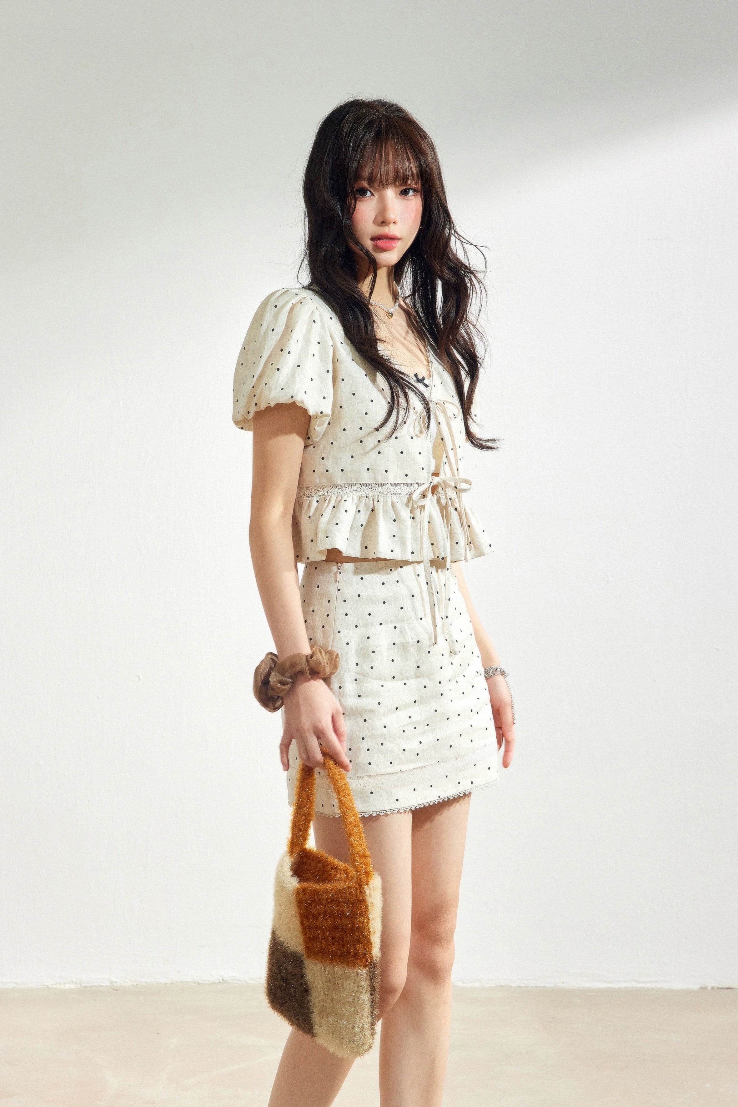 dot frill puff set up DL1435