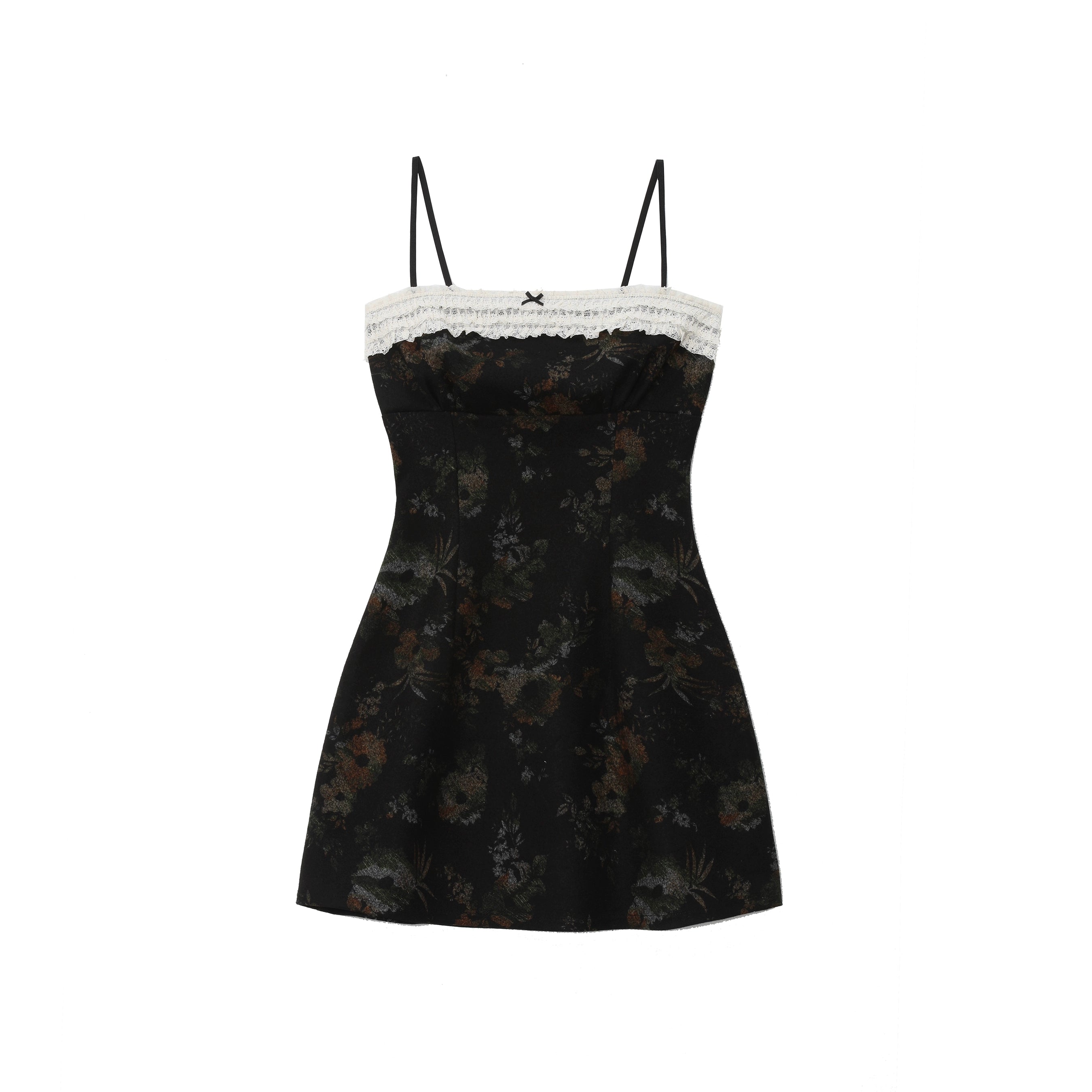 lace trim cami one-piece DL1436