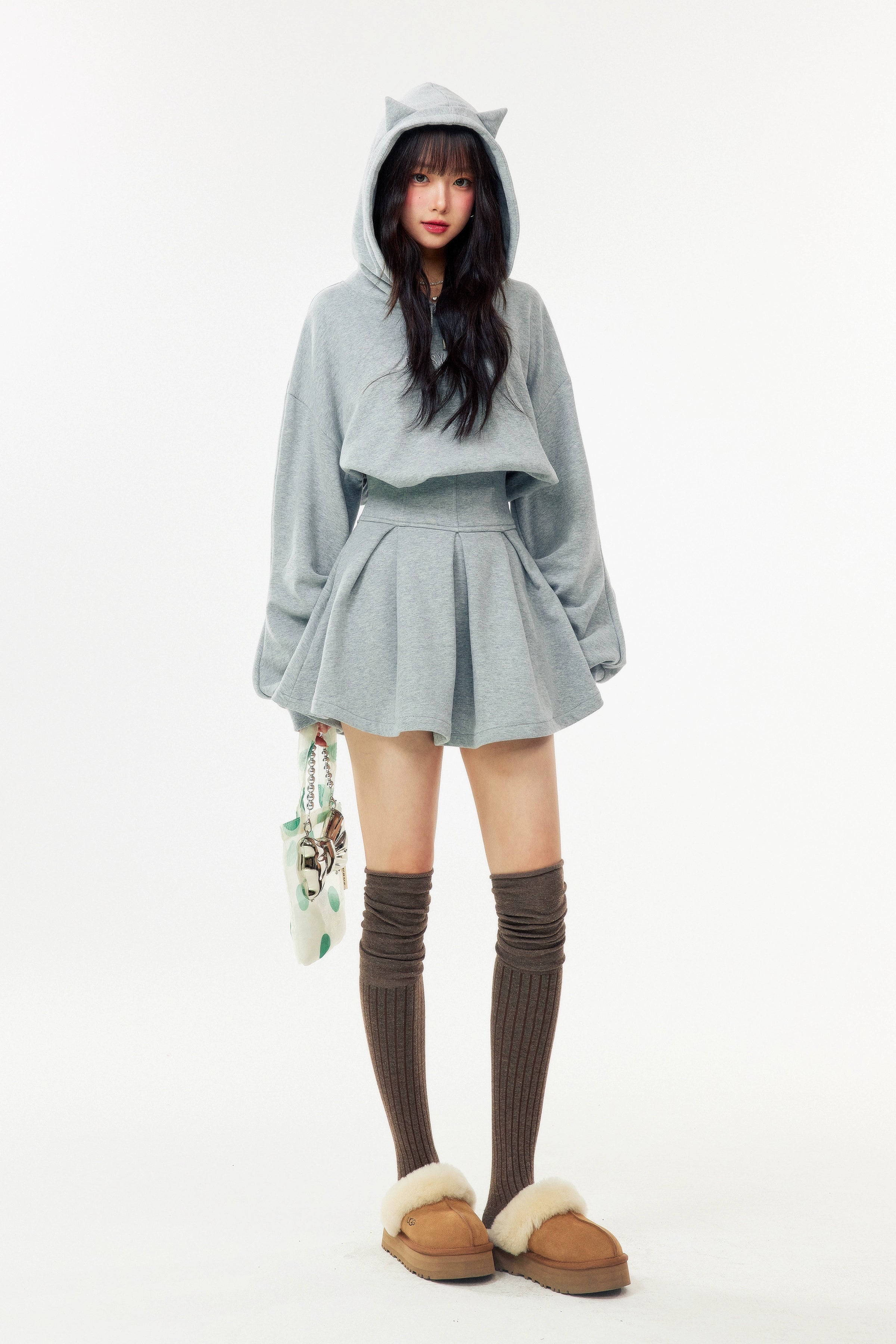 cat ear hoodie one-piec DL1483