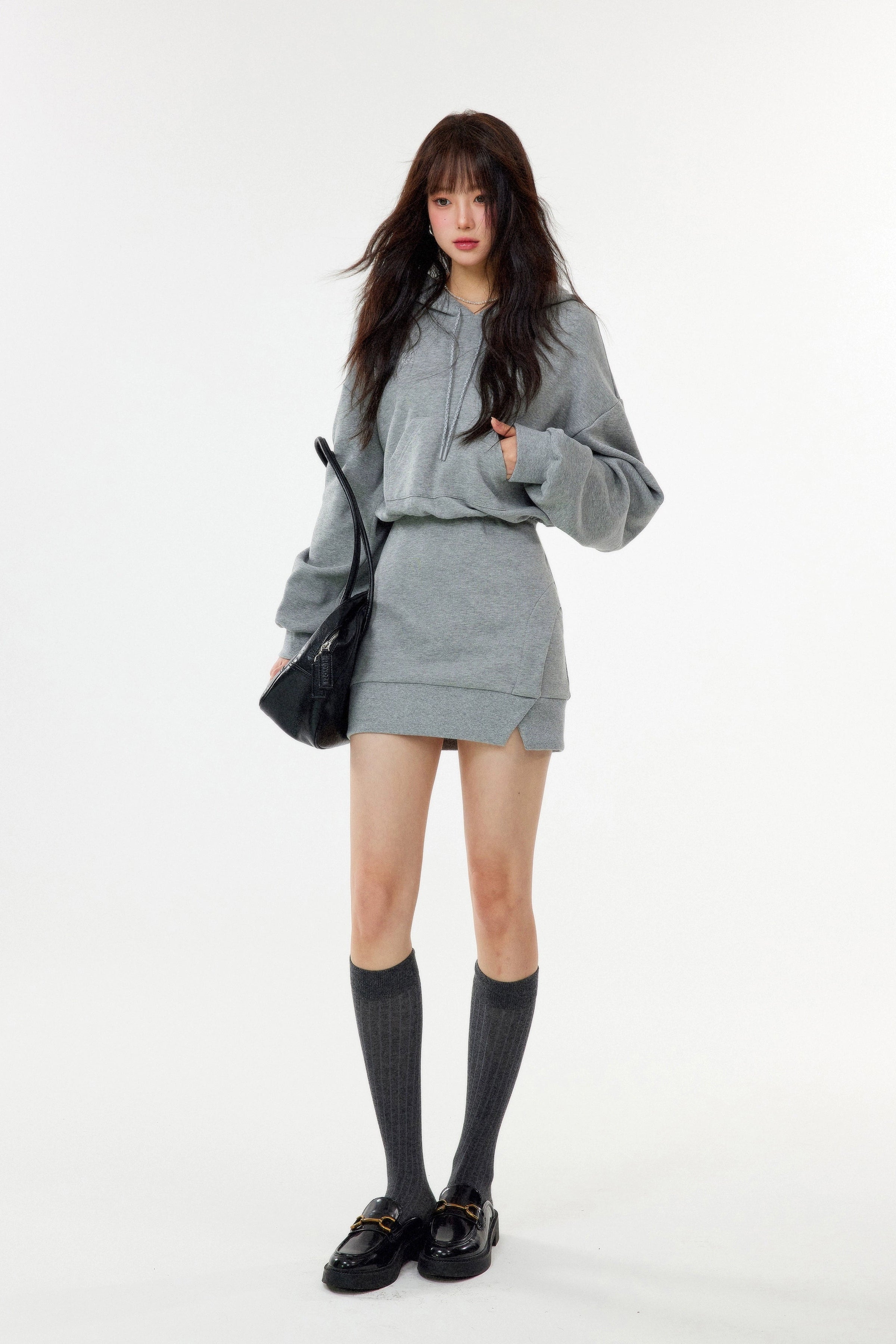 casual hoodie one-piece DL1453